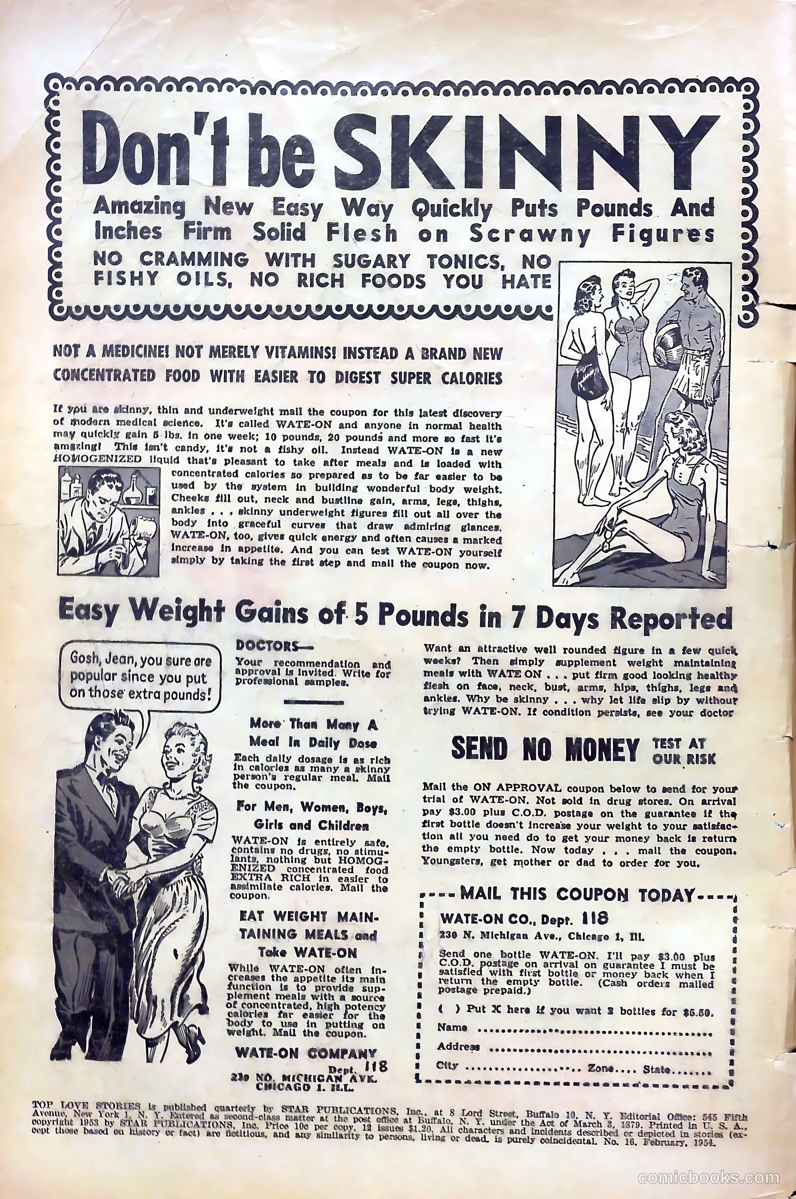 Top Love Stories #16 (1954) — page 2 of 37
