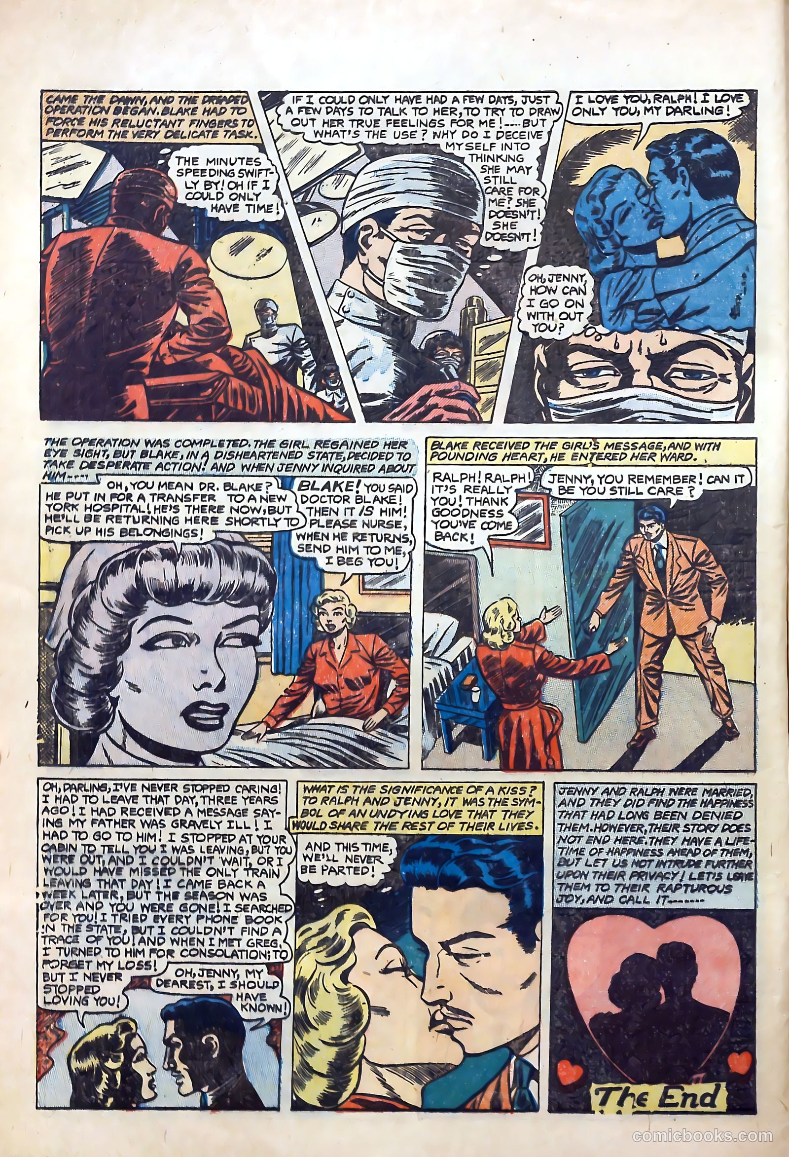 Top Love Stories #16 (1954) — page 8 of 37