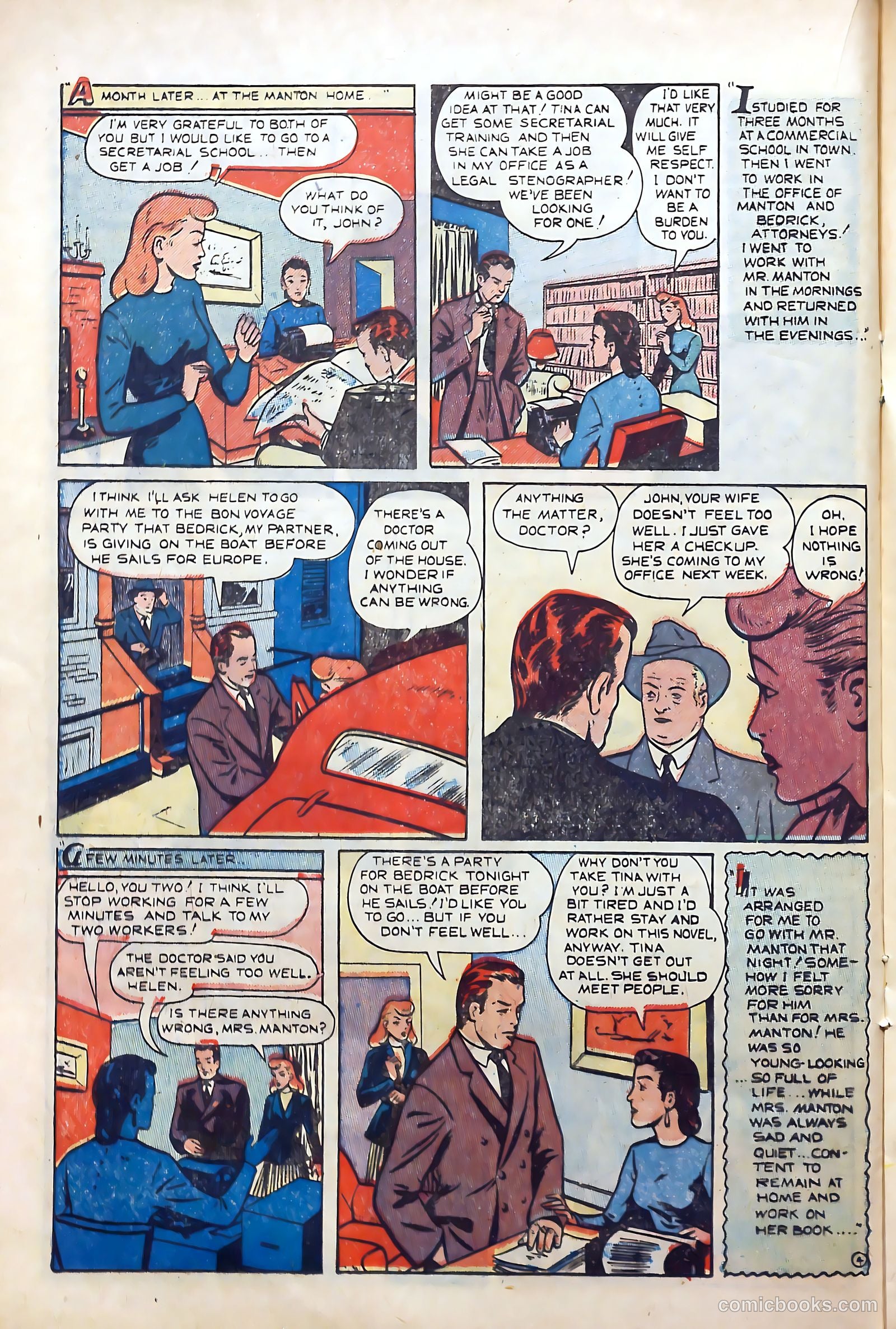 Top Love Stories #16 (1954) — page 16 of 37