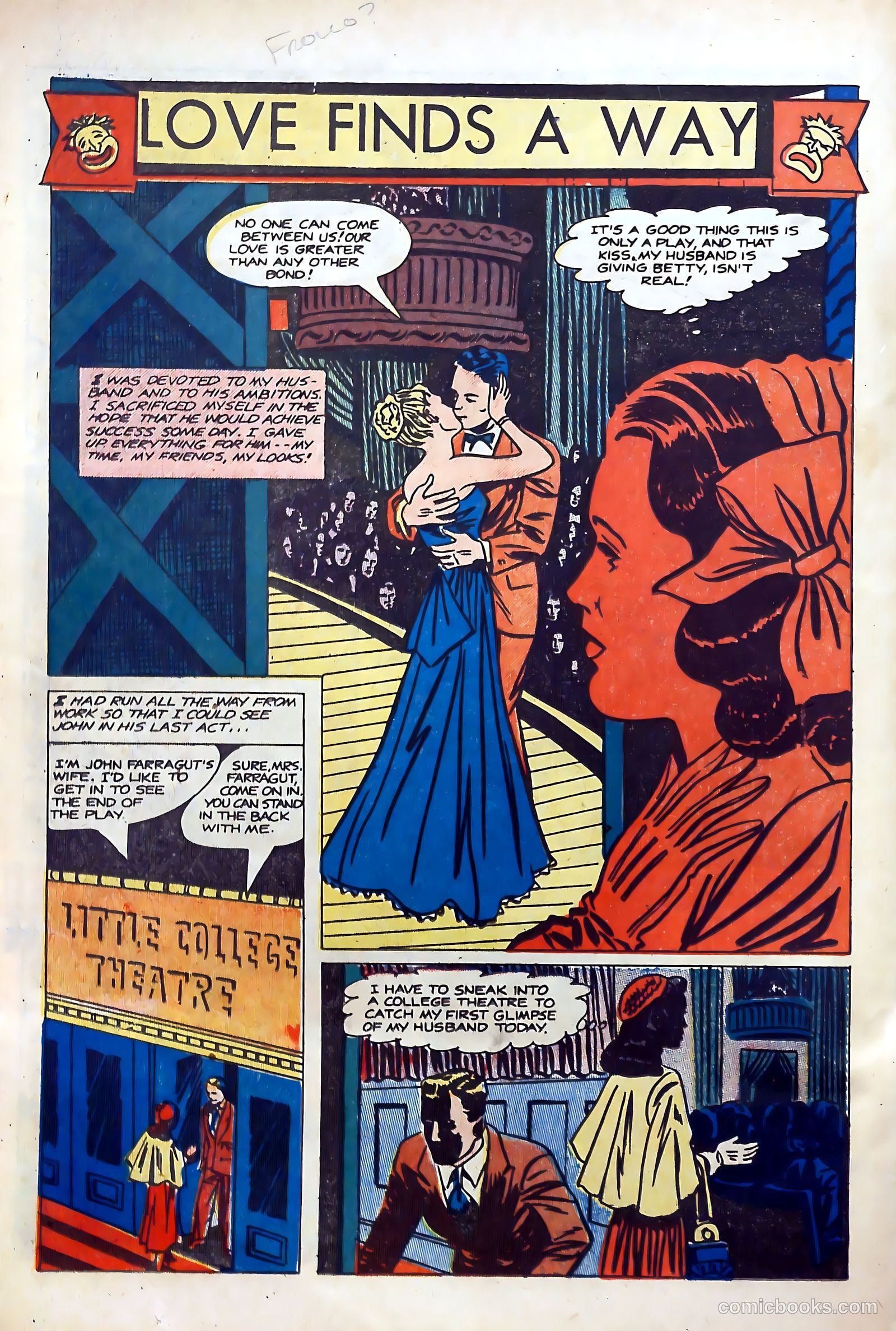 Top Love Stories #16 (1954) — page 22 of 37