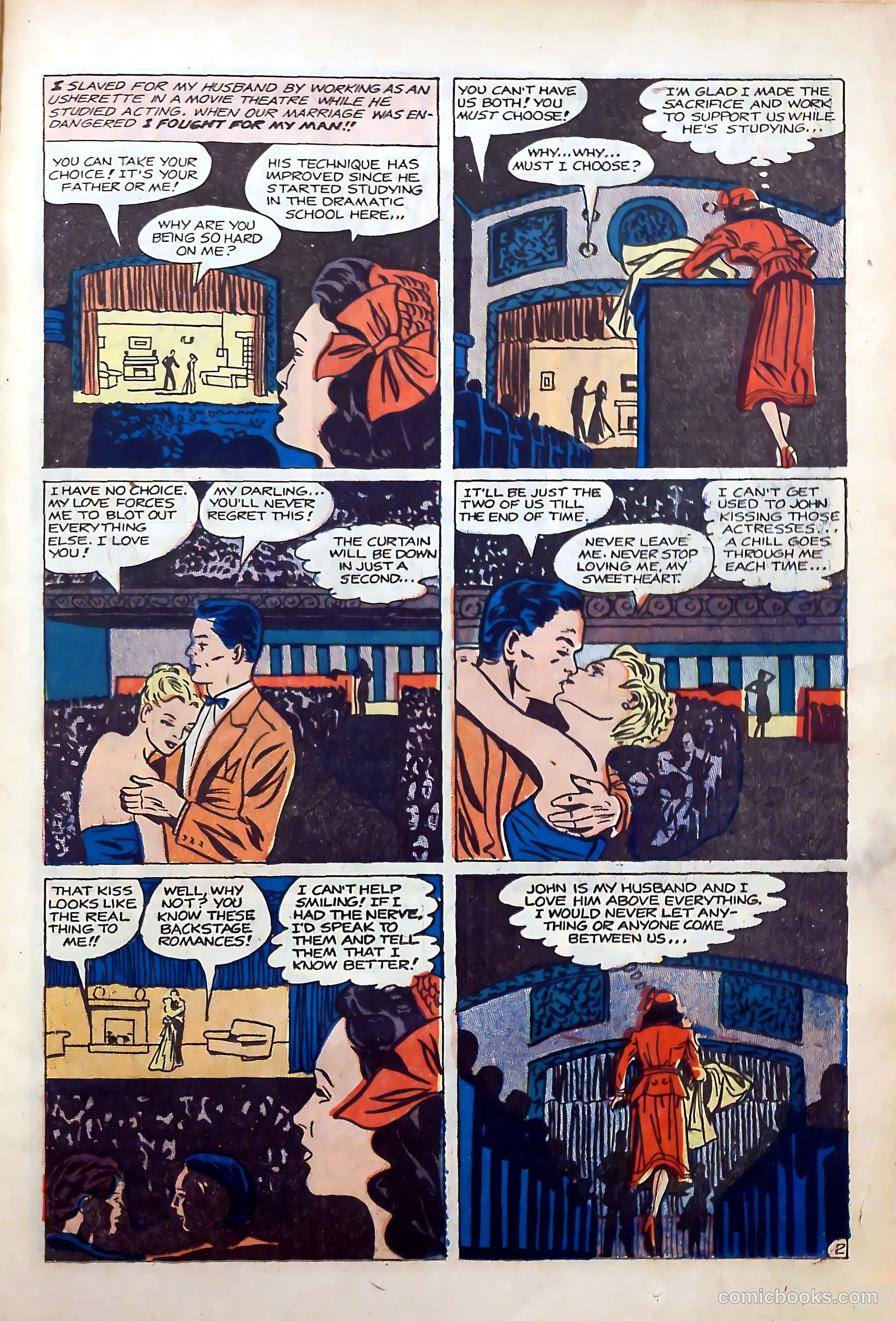 Top Love Stories #16 (1954) — page 23 of 37