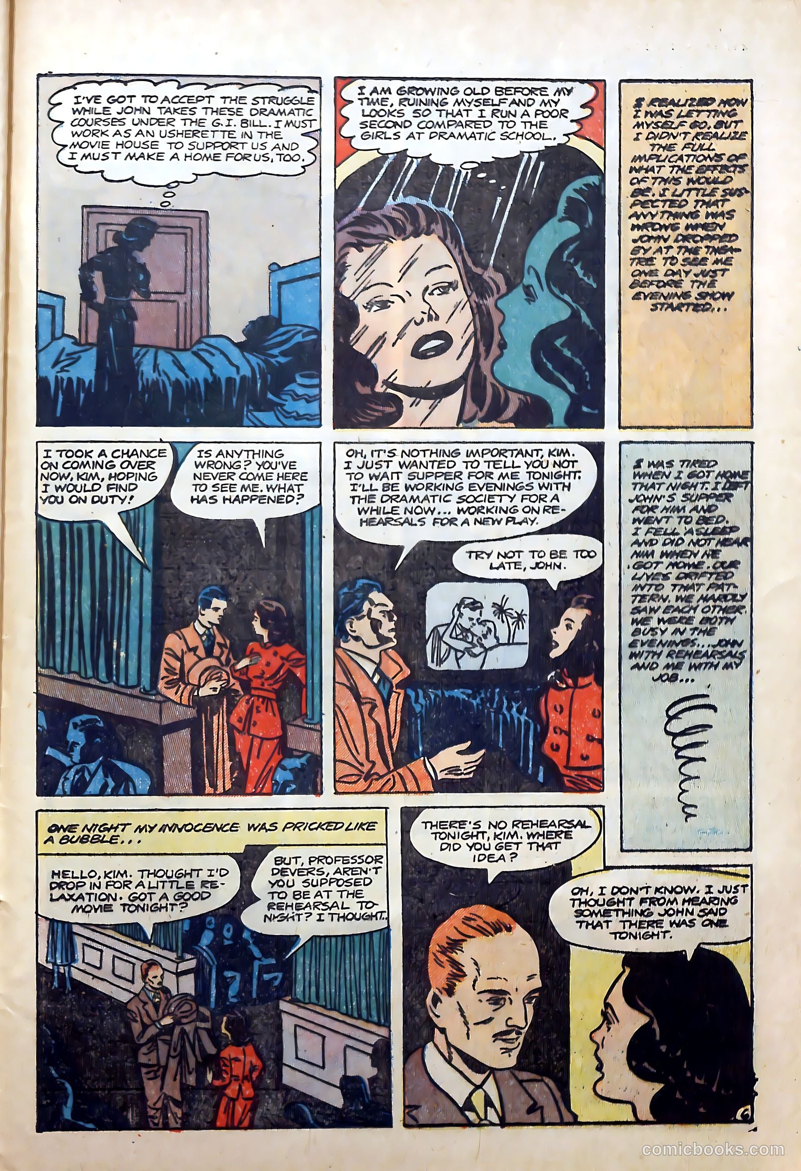 Top Love Stories #16 (1954) — page 29 of 37