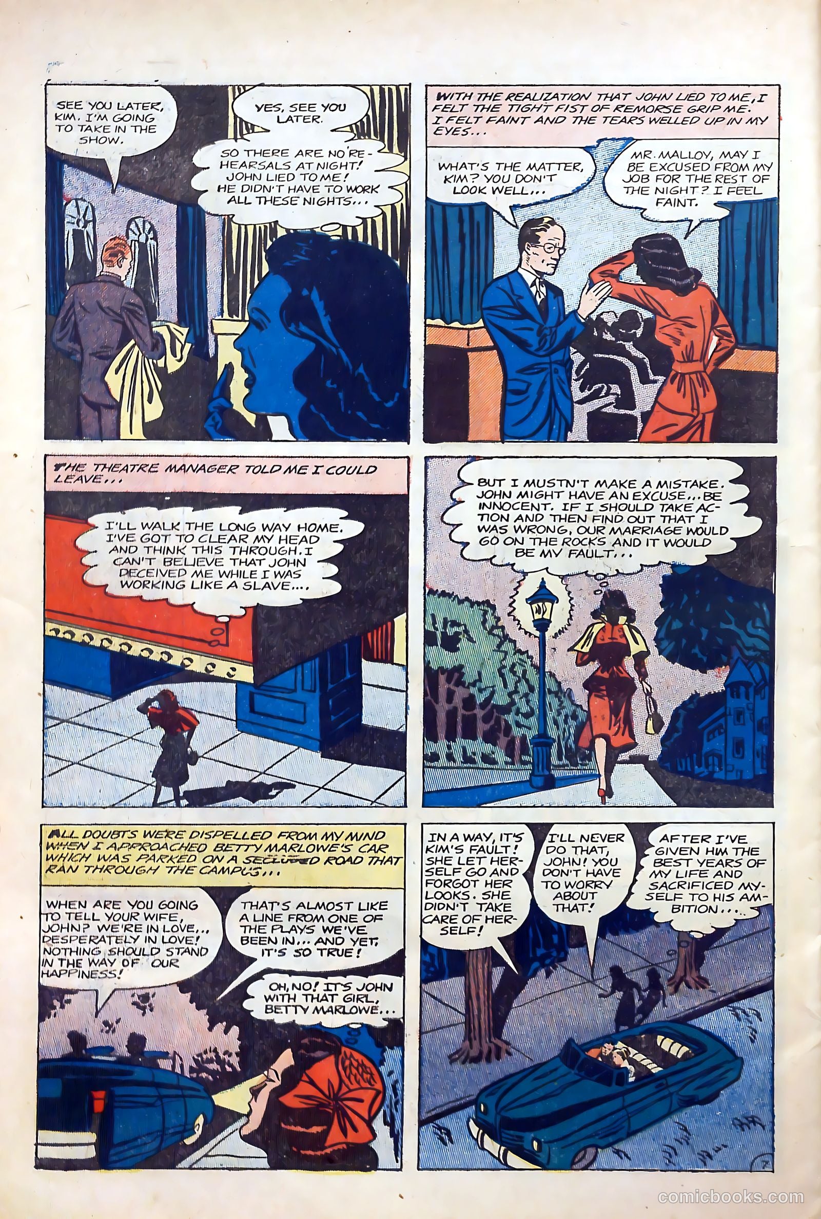 Top Love Stories #16 (1954) — page 30 of 37