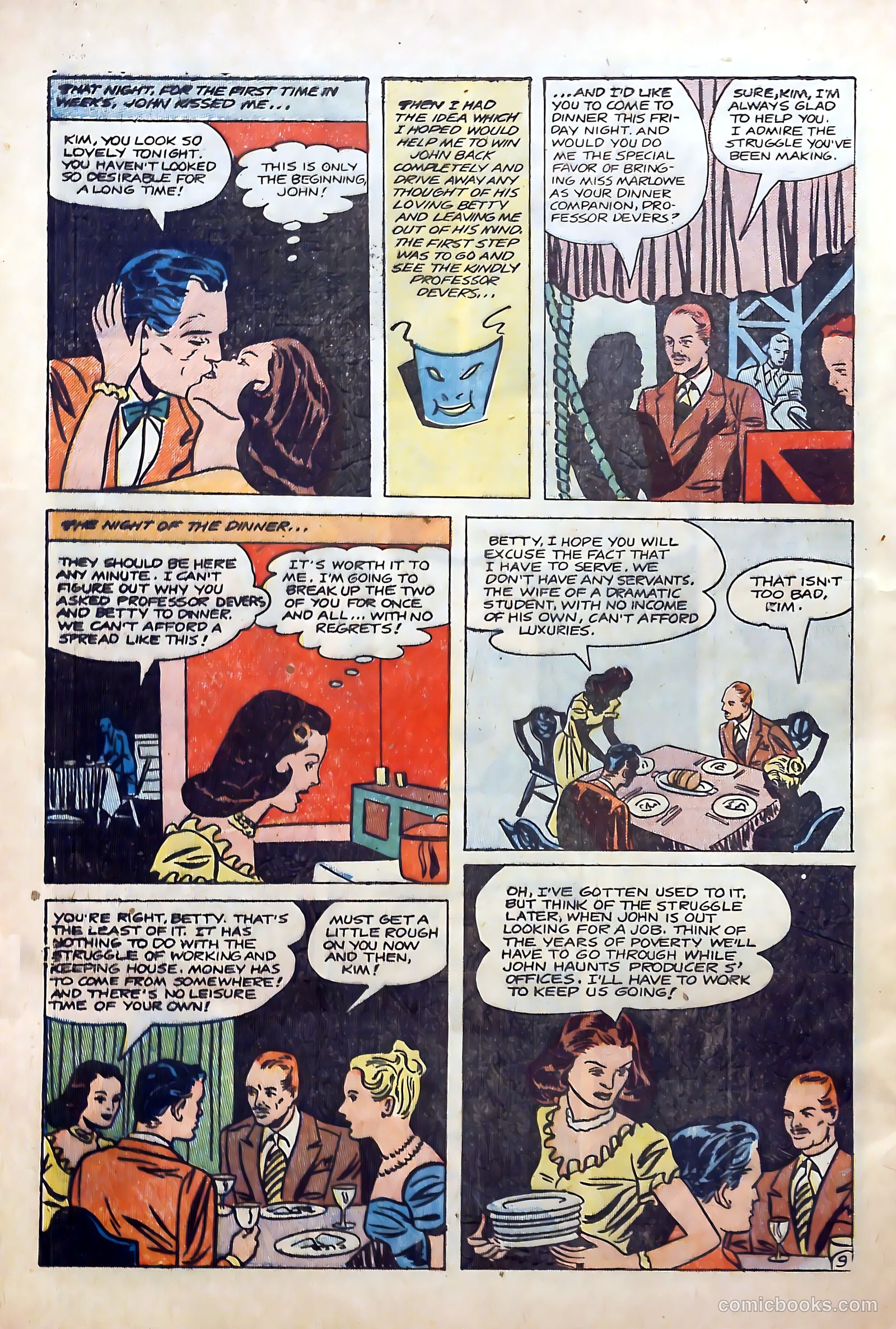 Top Love Stories #16 (1954) — page 32 of 37