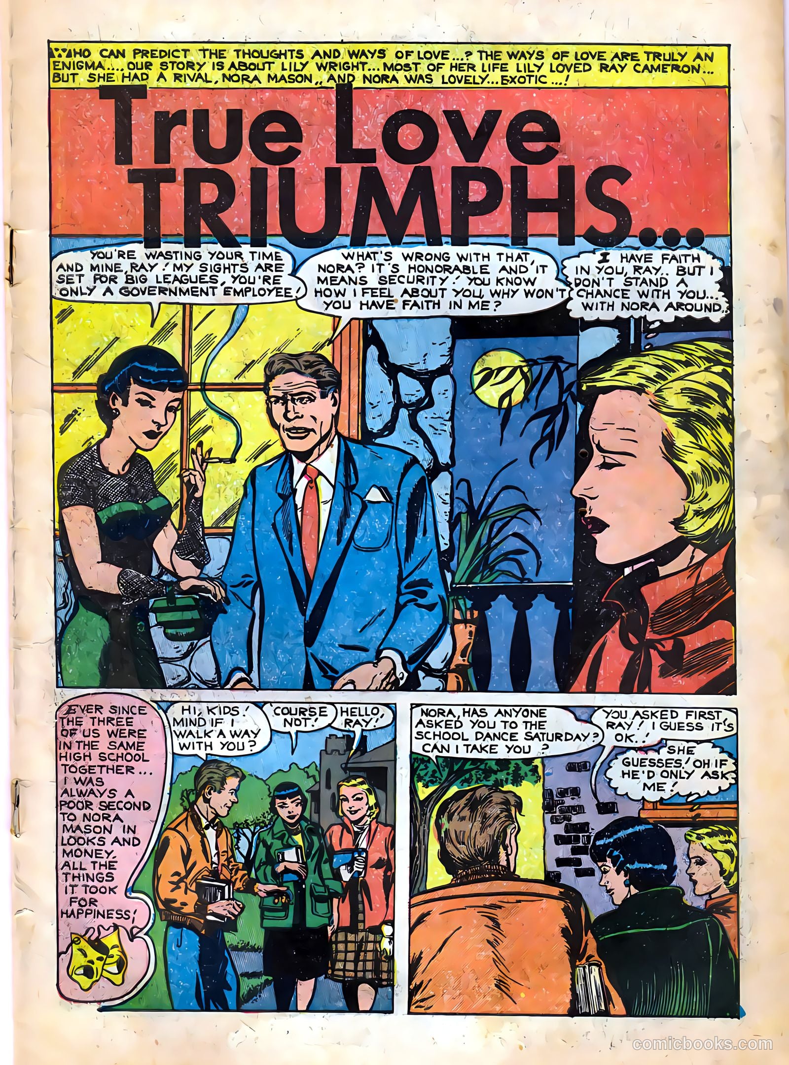 Top Love Stories #17 (1954) — page 3 of 36