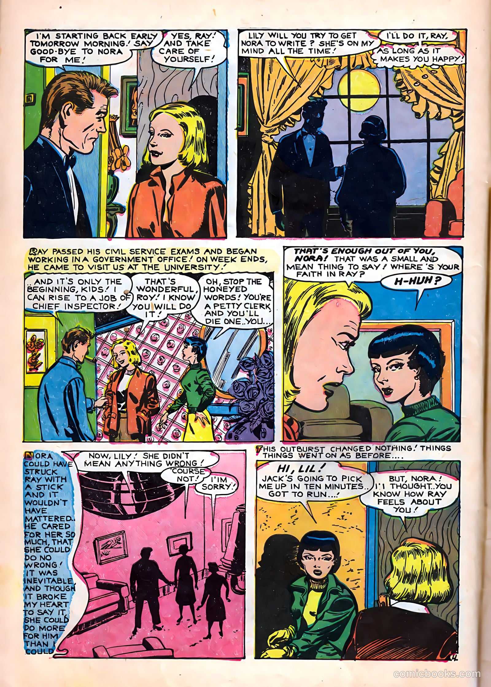 Top Love Stories #17 (1954) — page 6 of 36