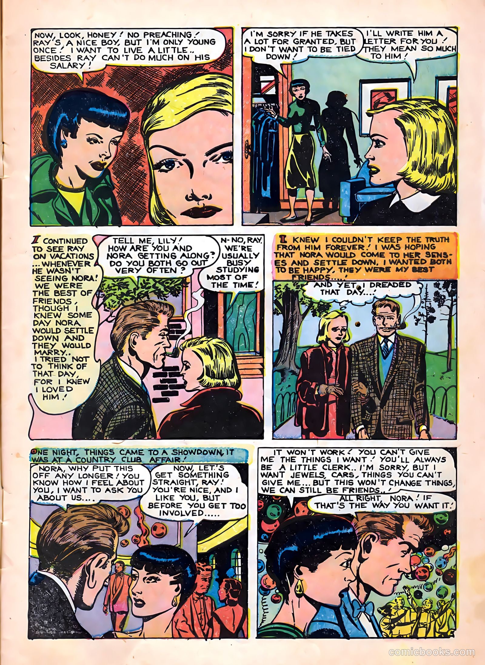Top Love Stories #17 (1954) — page 7 of 36