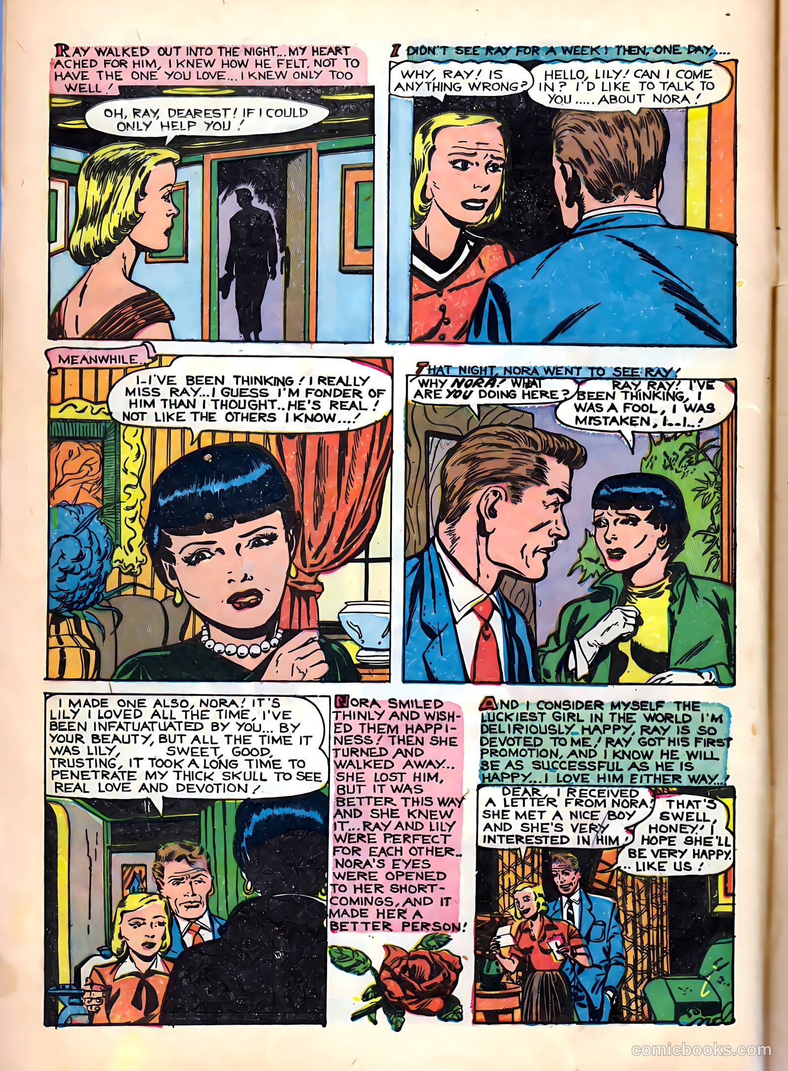 Top Love Stories #17 (1954) — page 8 of 36