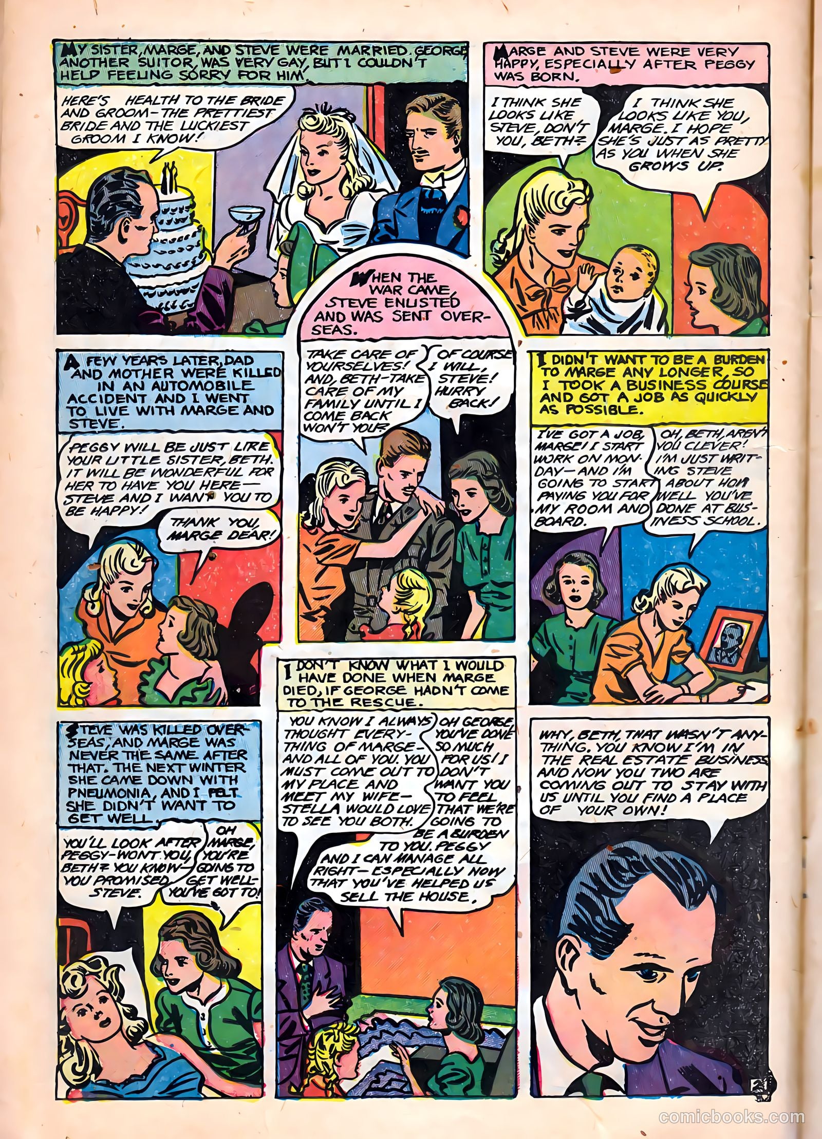 Top Love Stories #17 (1954) — page 14 of 36