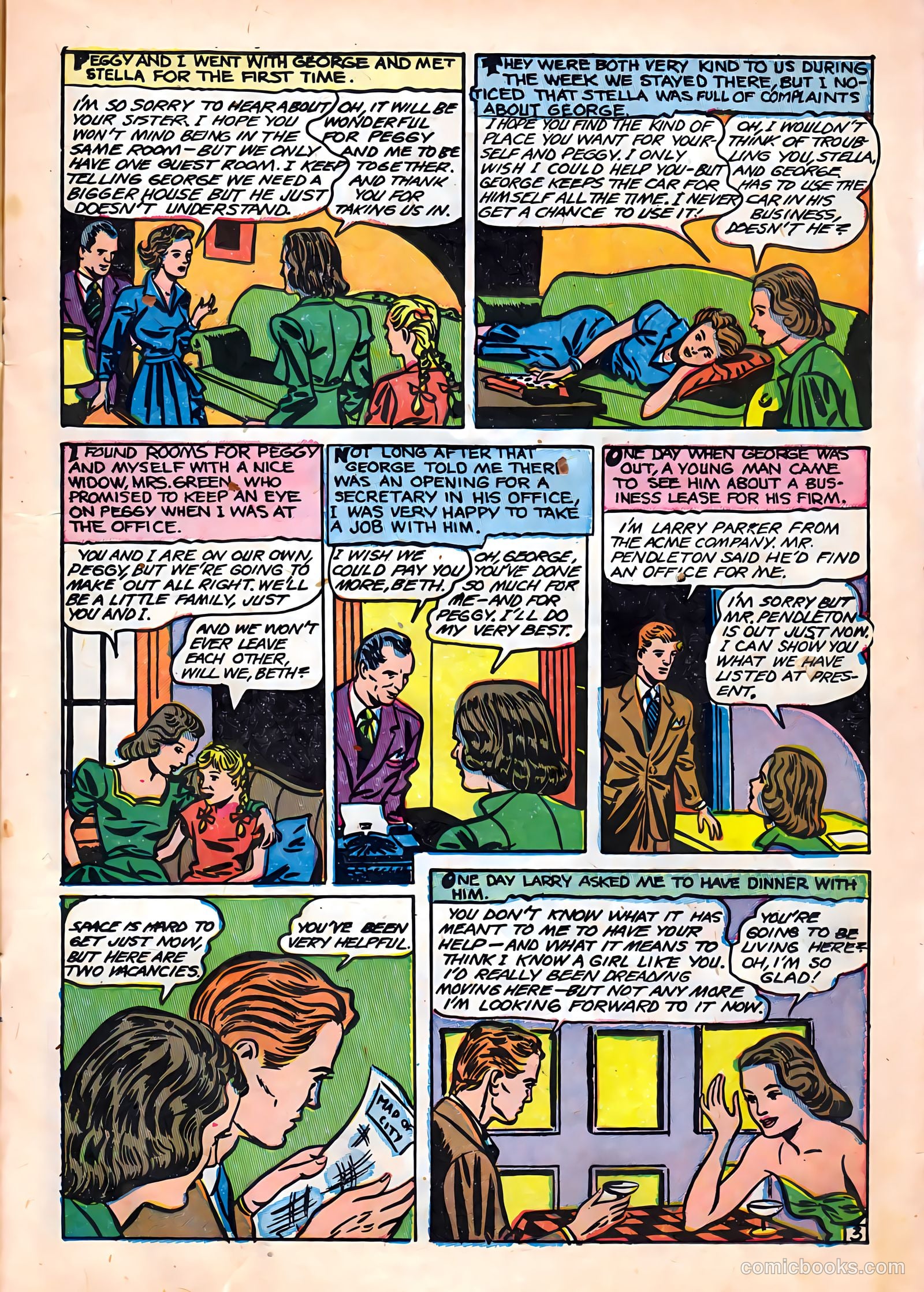 Top Love Stories #17 (1954) — page 15 of 36