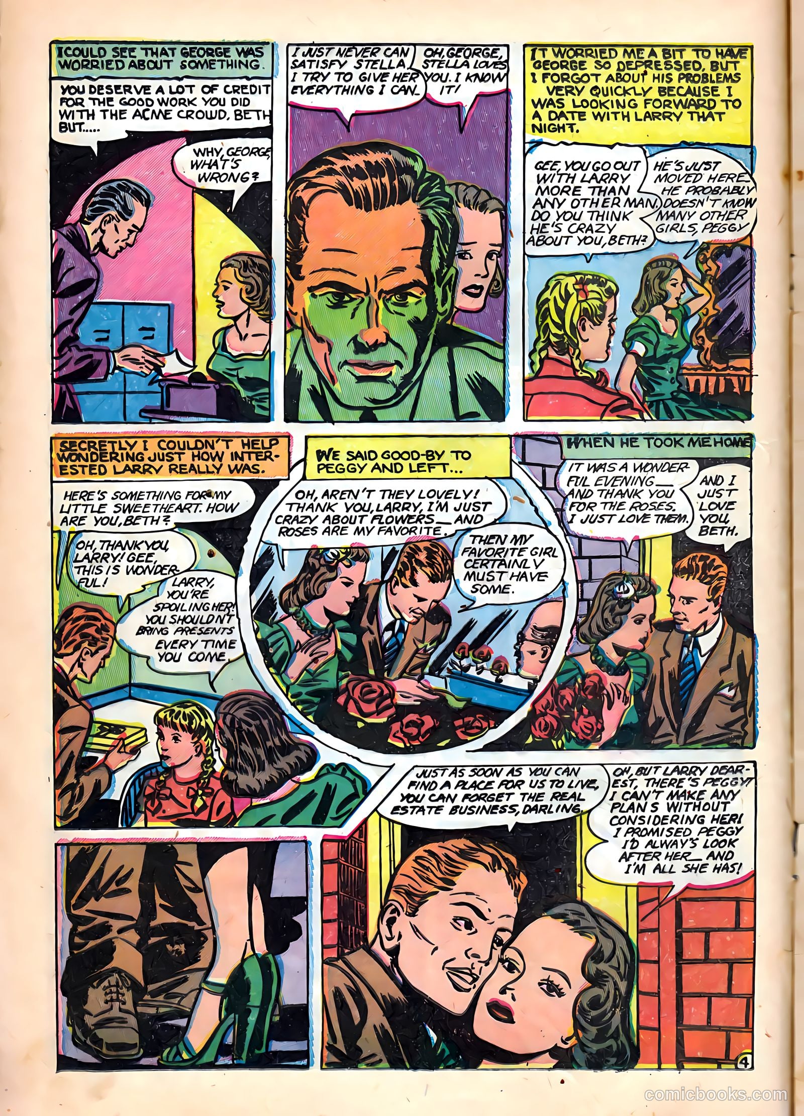 Top Love Stories #17 (1954) — page 16 of 36