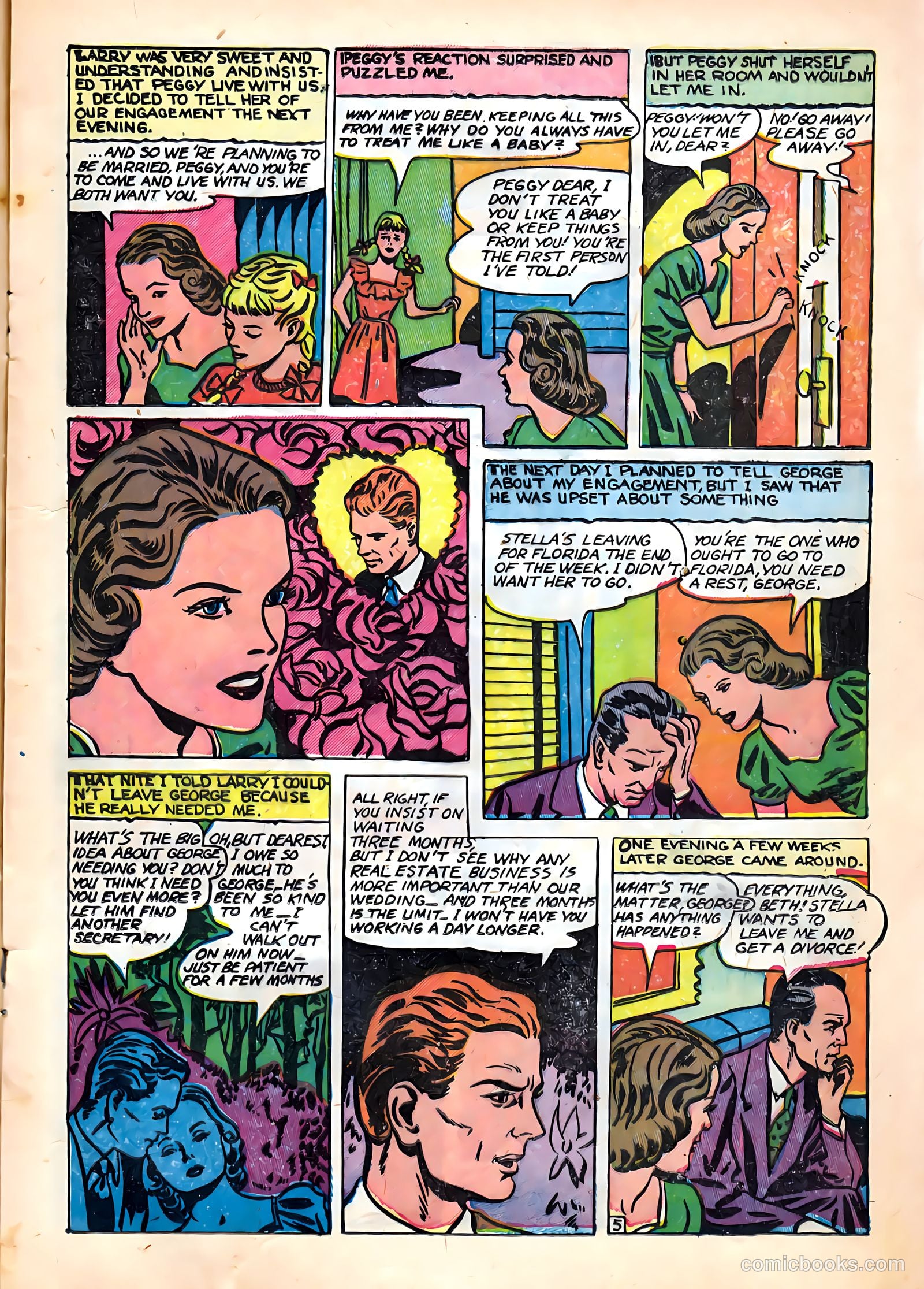 Top Love Stories #17 (1954) — page 17 of 36