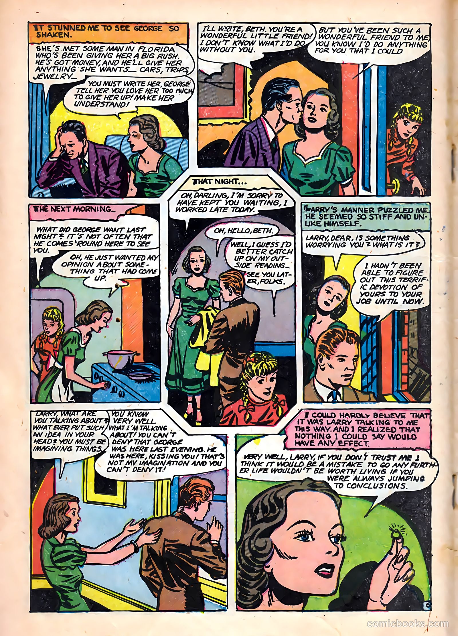 Top Love Stories #17 (1954) — page 18 of 36