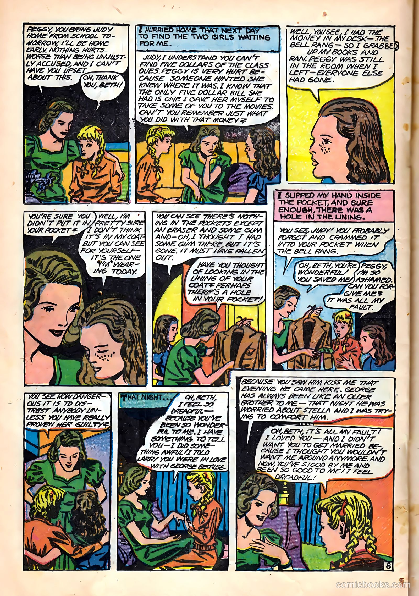 Top Love Stories #17 (1954) — page 20 of 36