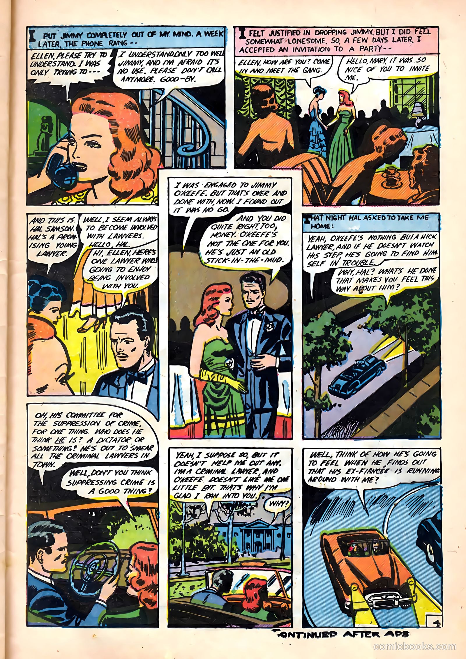 Top Love Stories #17 (1954) — page 25 of 36