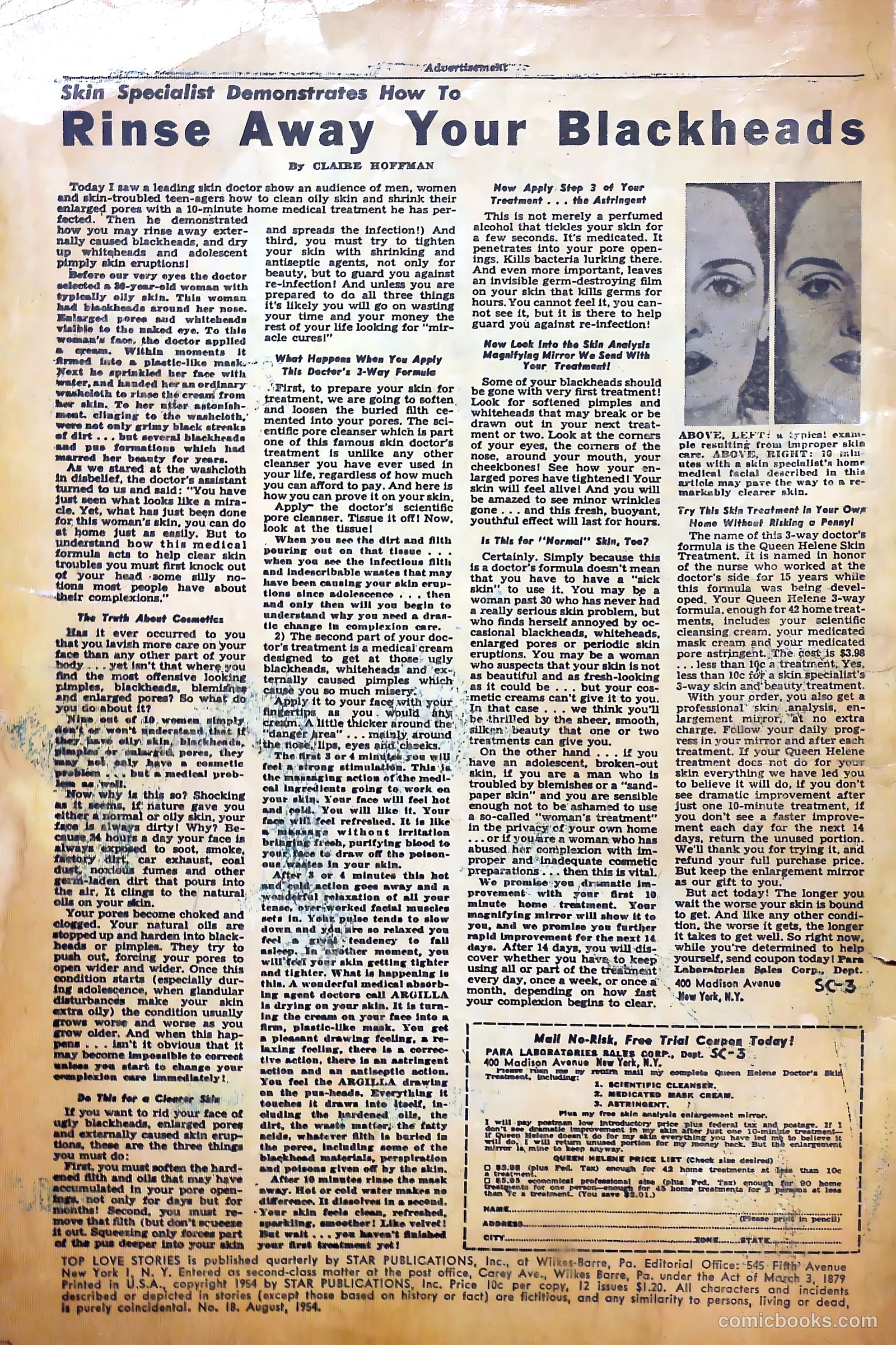Top Love Stories #18 (1954) — page 2 of 36