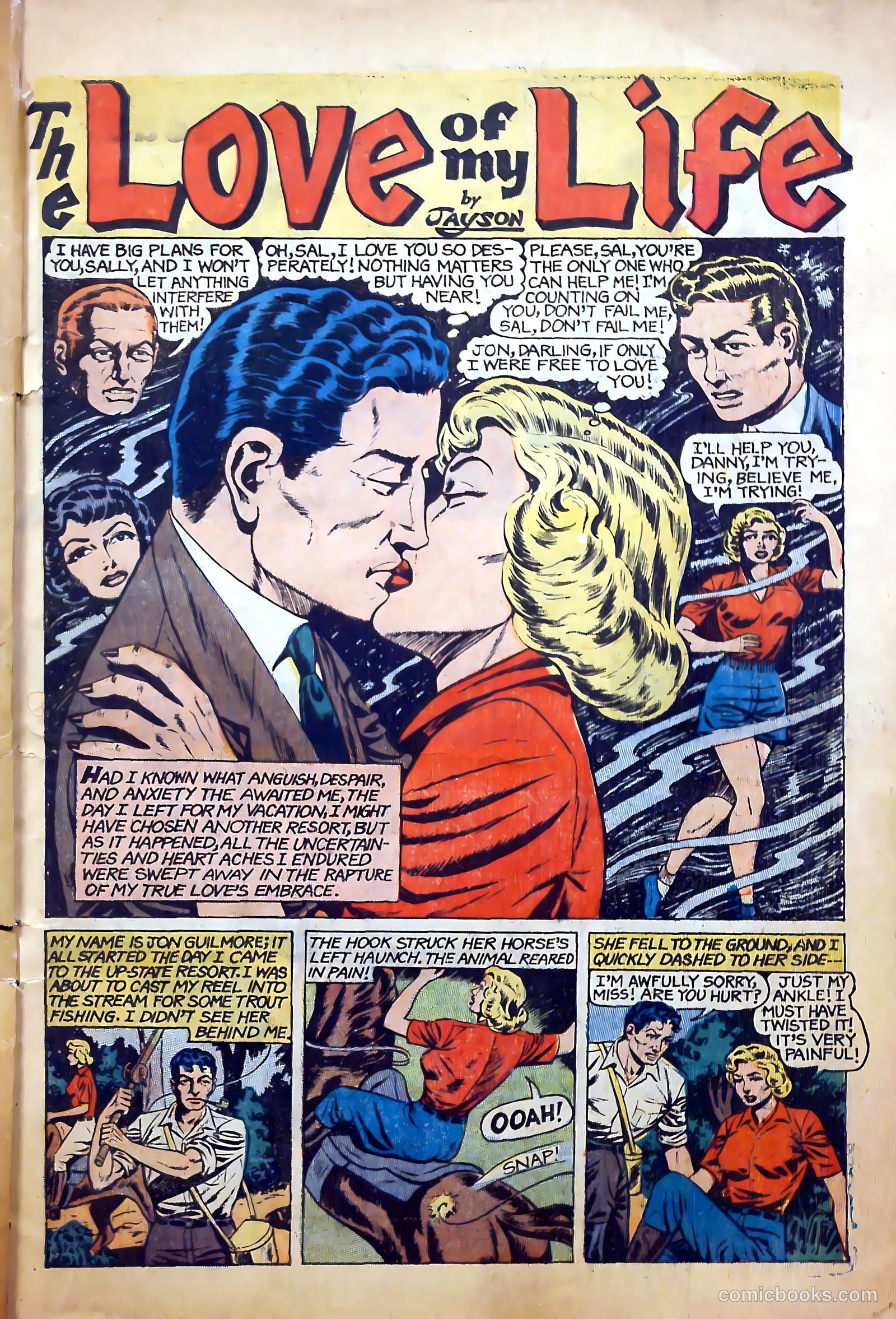Top Love Stories #18 (1954) — page 3 of 36