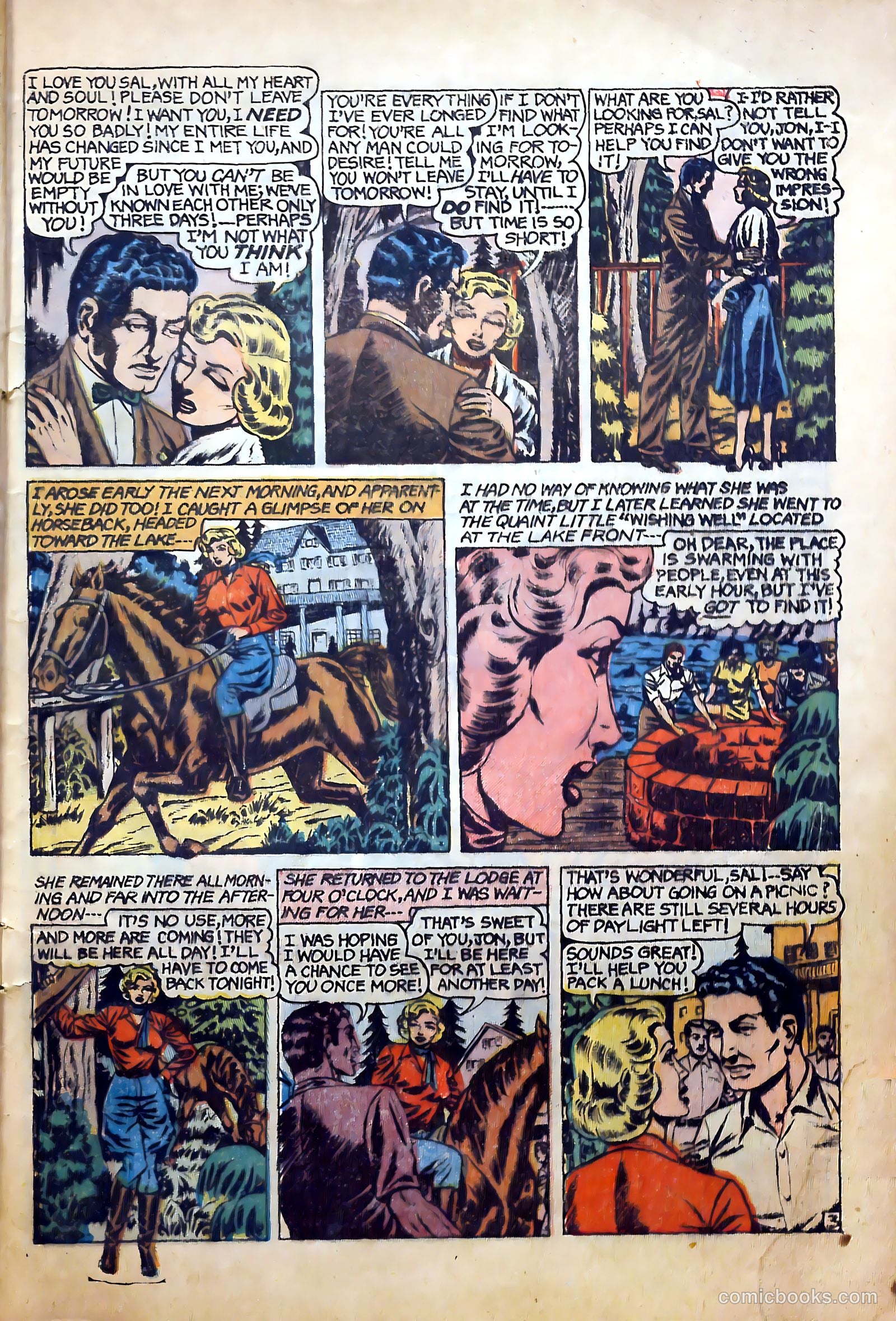 Top Love Stories #18 (1954) — page 5 of 36