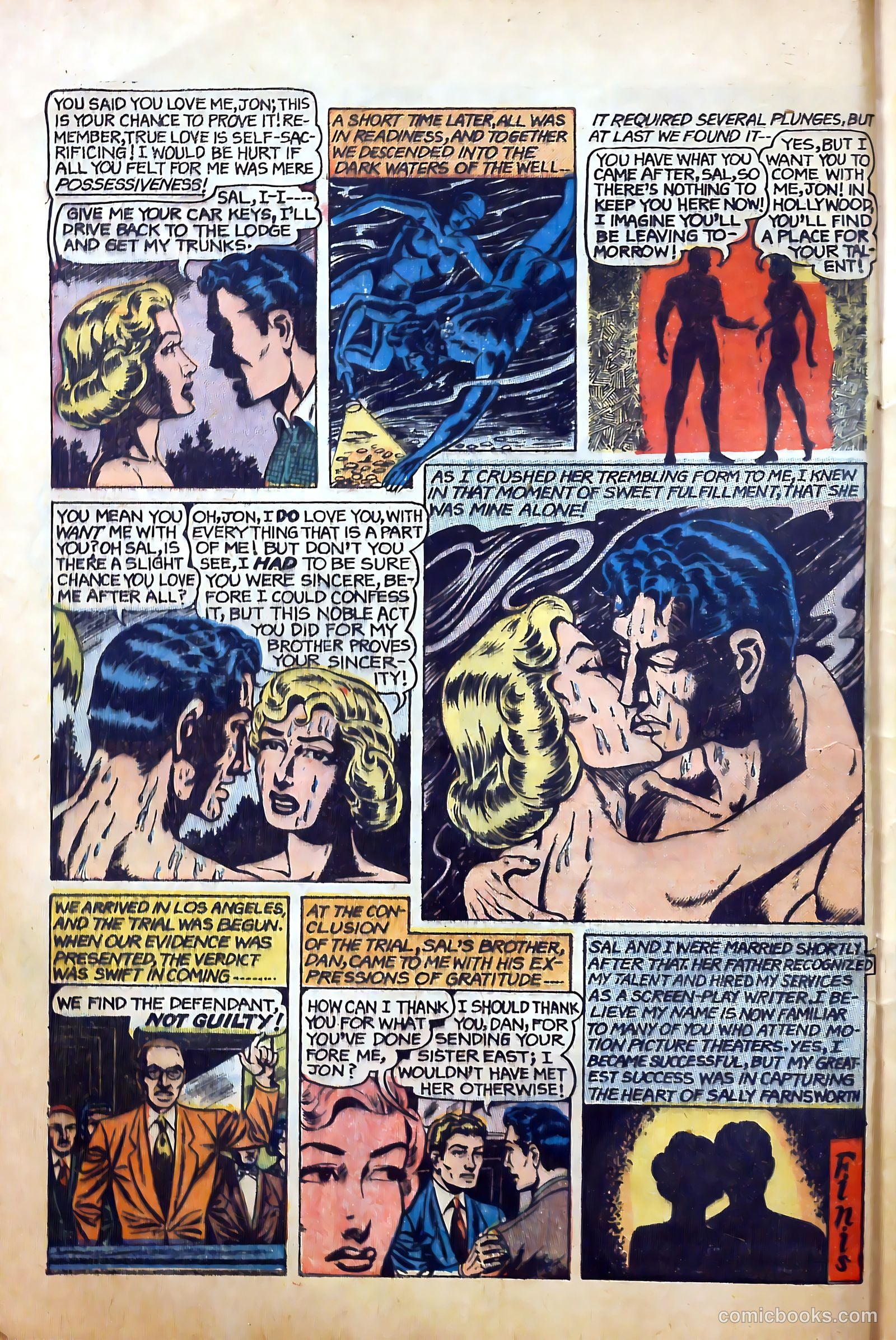 Top Love Stories #18 (1954) — page 8 of 36
