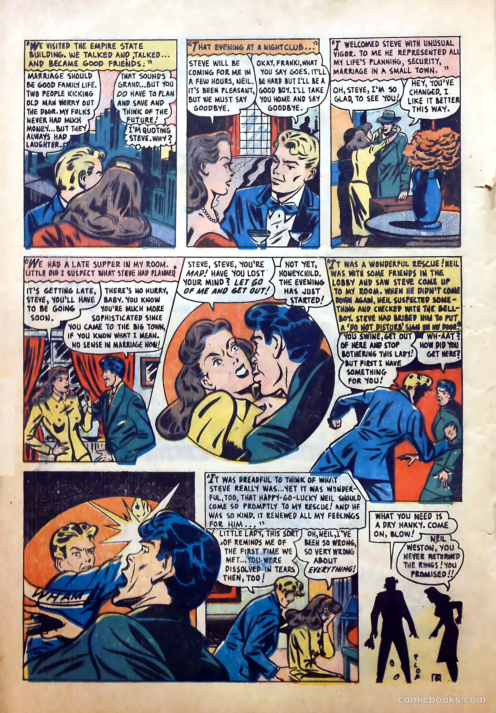 Top Love Stories #18 (1954) — page 20 of 36