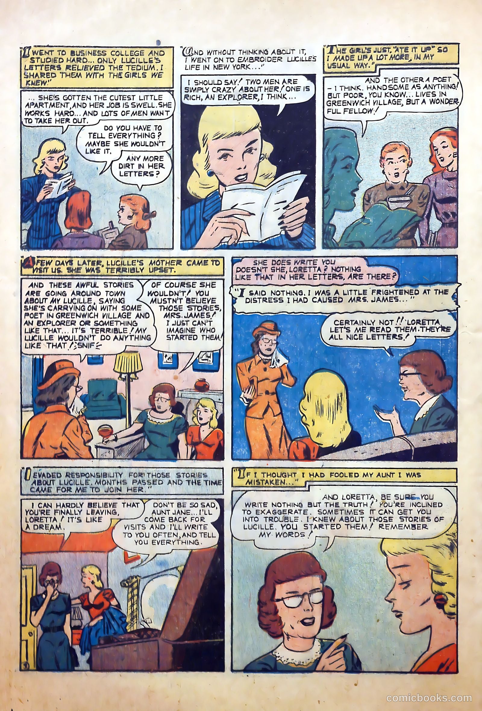 Top Love Stories #18 (1954) — page 24 of 36