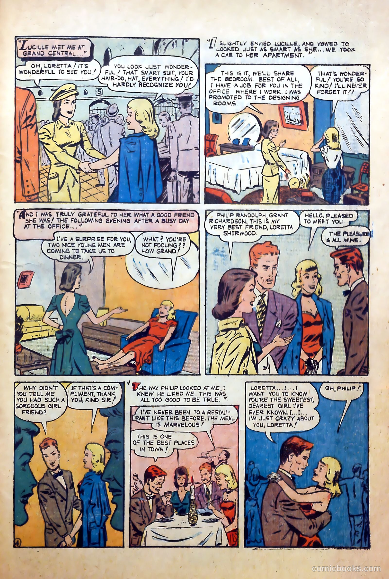 Top Love Stories #18 (1954) — page 25 of 36