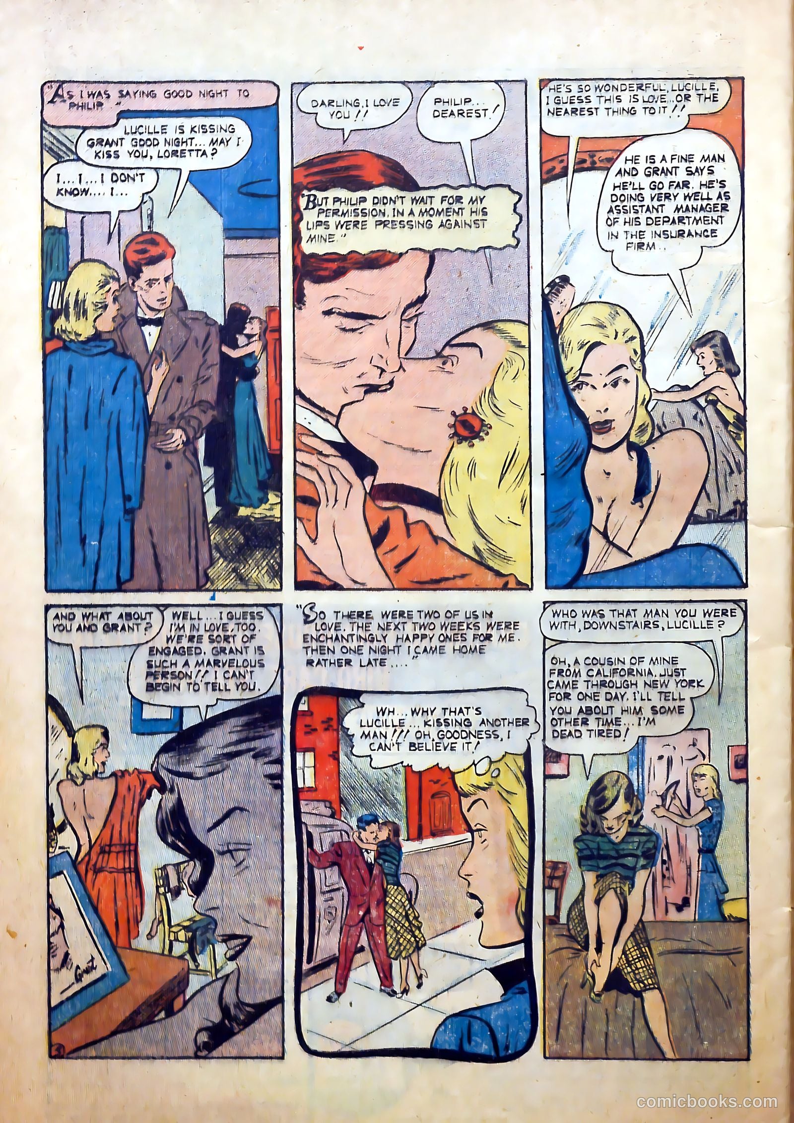 Top Love Stories #18 (1954) — page 28 of 36