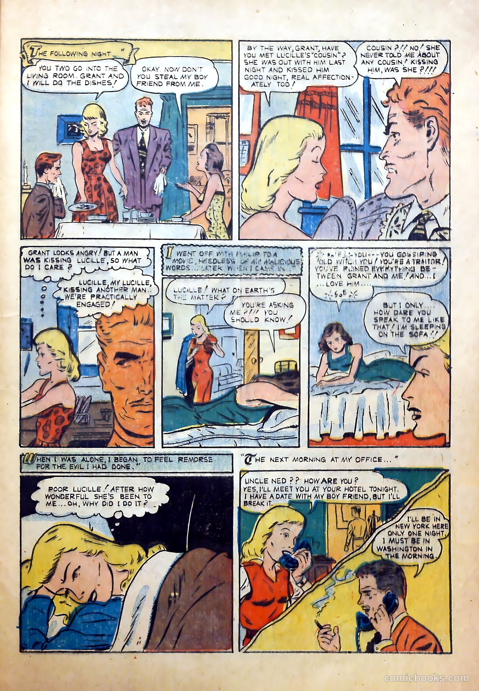 Top Love Stories #18 (1954) — page 29 of 36