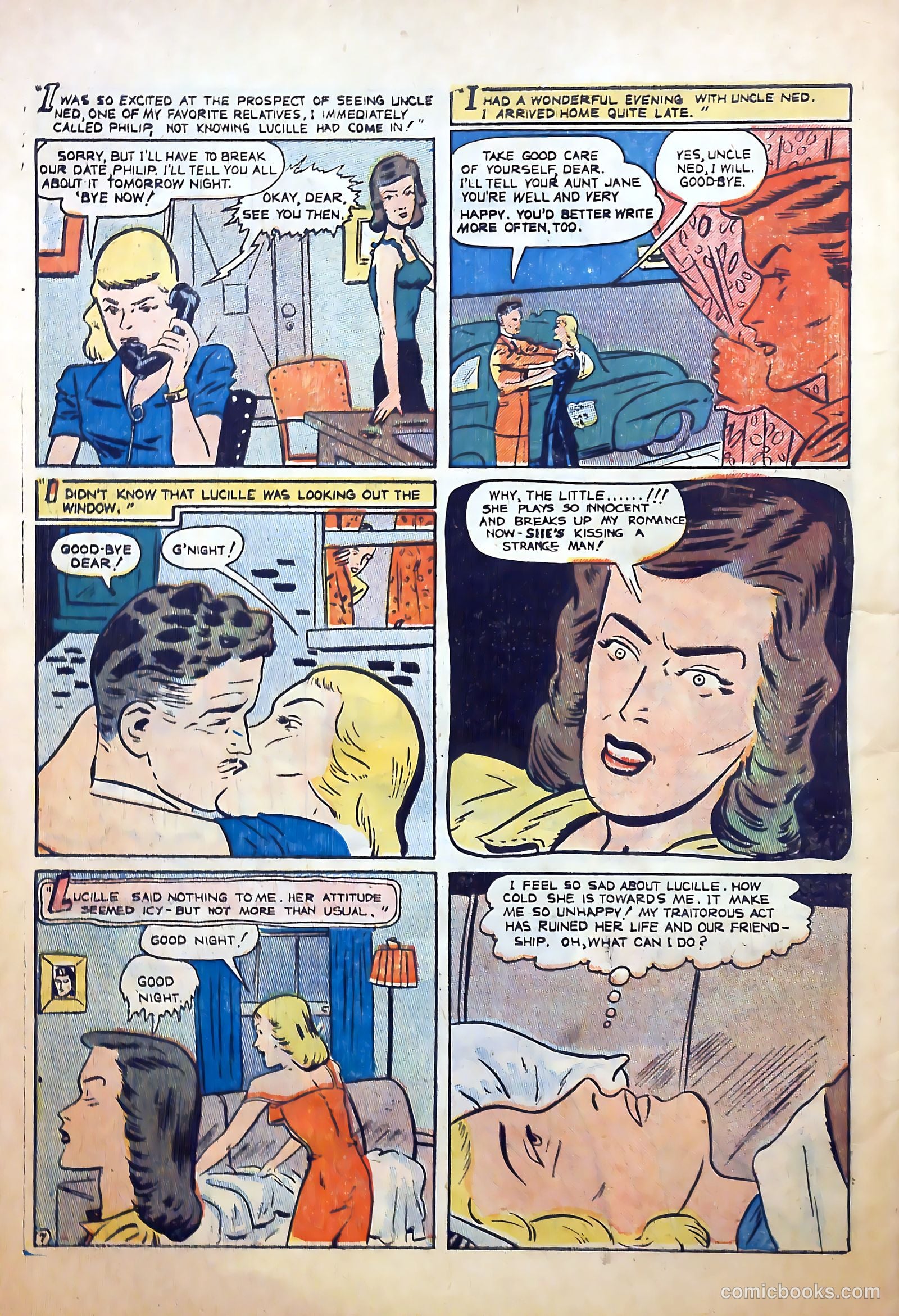 Top Love Stories #18 (1954) — page 30 of 36