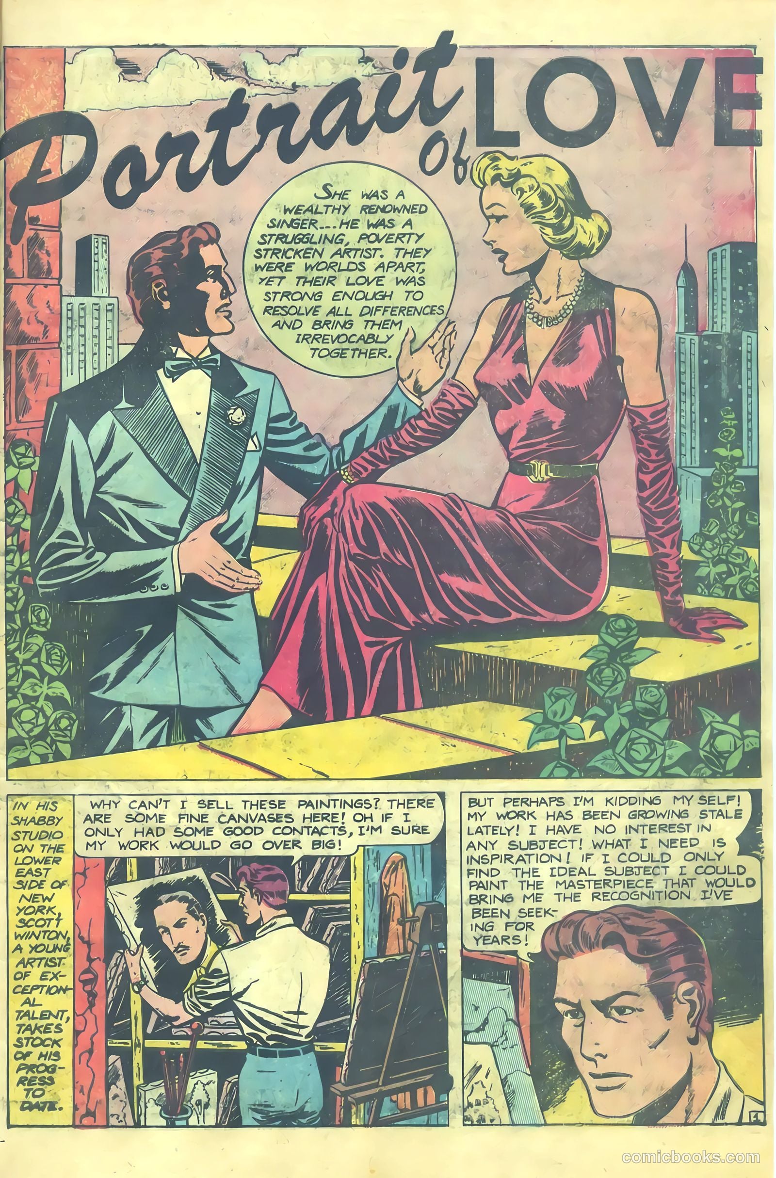Top Love Stories #19 (1954) — page 5 of 42