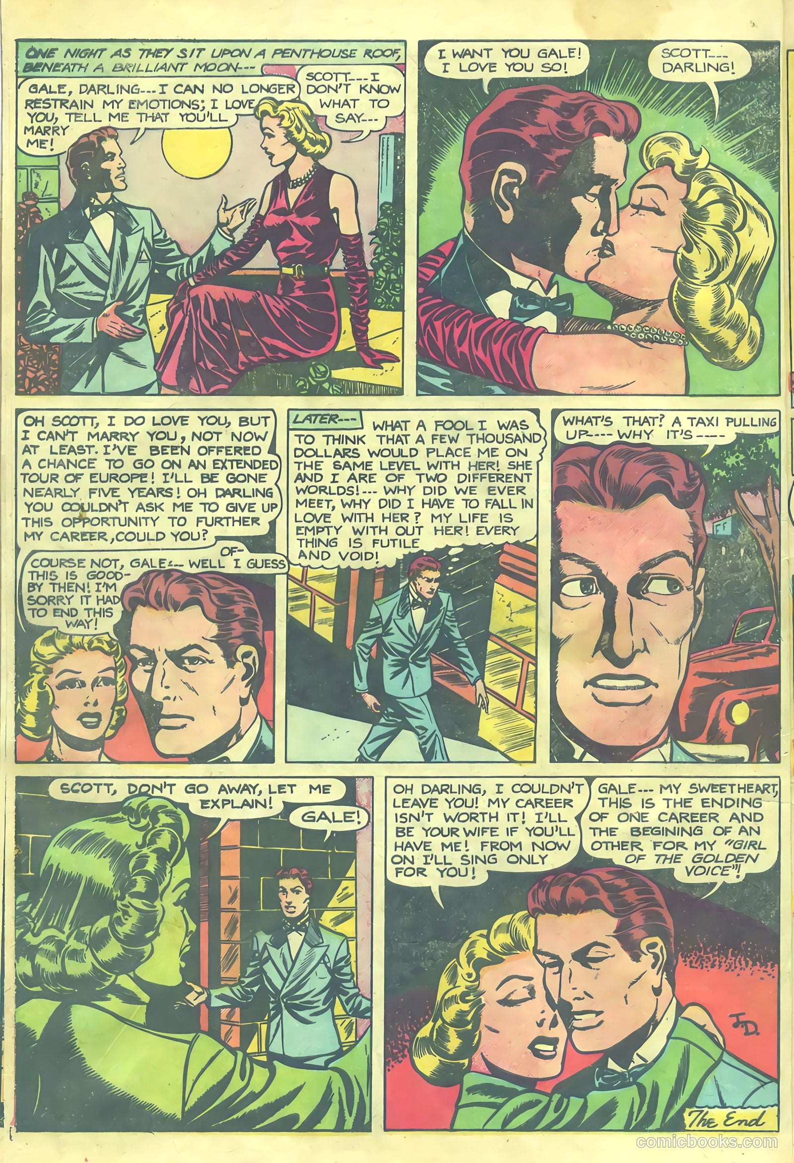Top Love Stories #19 (1954) — page 12 of 42