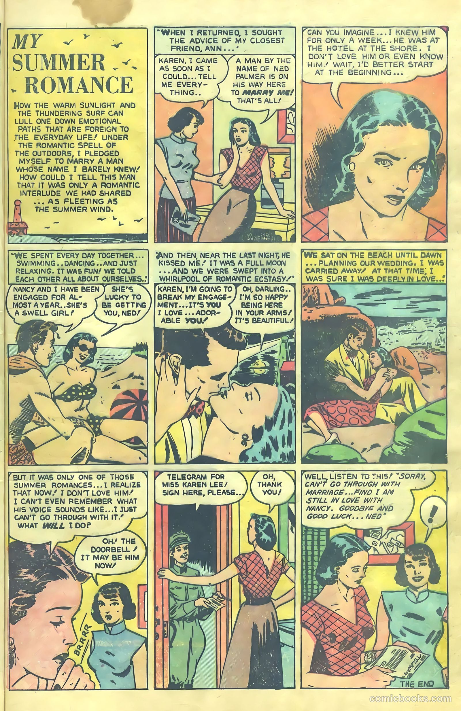 Top Love Stories #19 (1954) — page 13 of 42