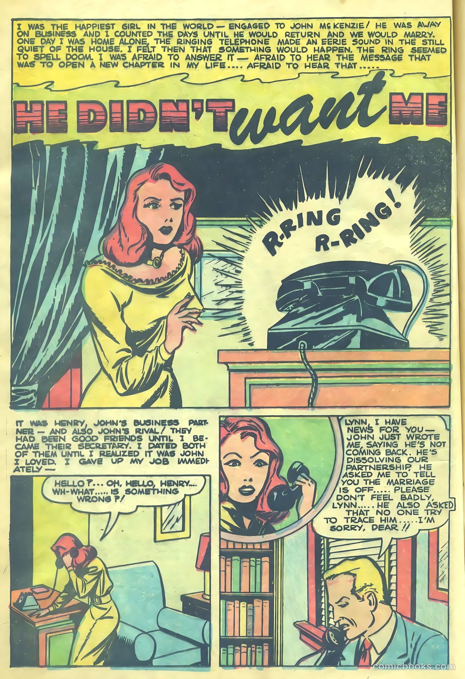 Top Love Stories #19 (1954) — page 17 of 42