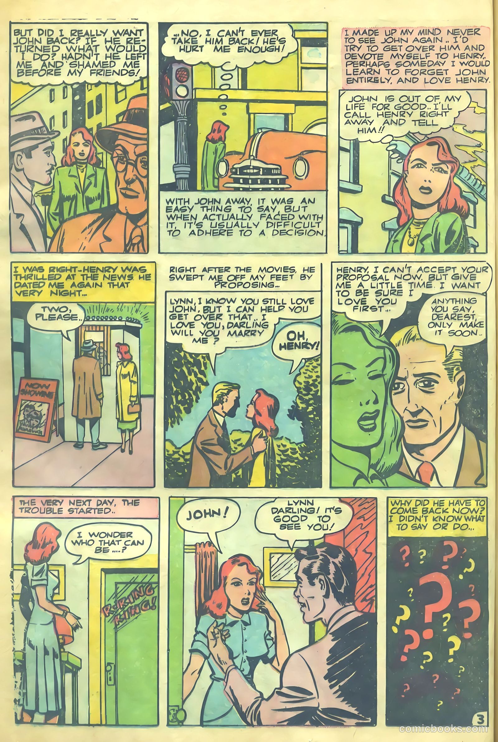 Top Love Stories #19 (1954) — page 19 of 42