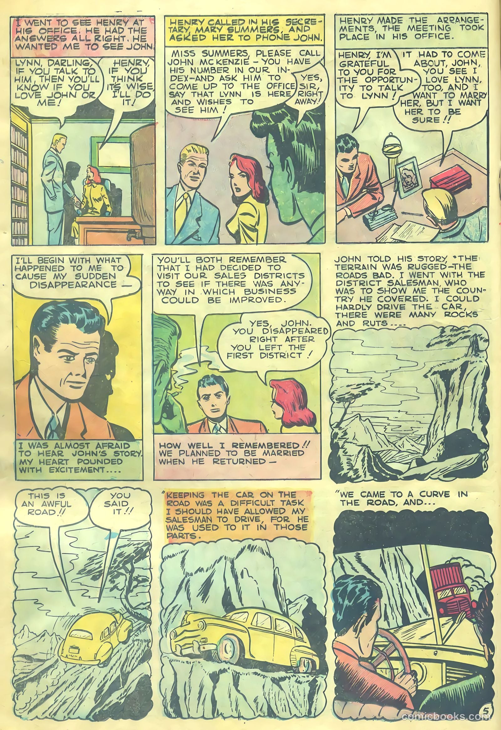 Top Love Stories #19 (1954) — page 21 of 42