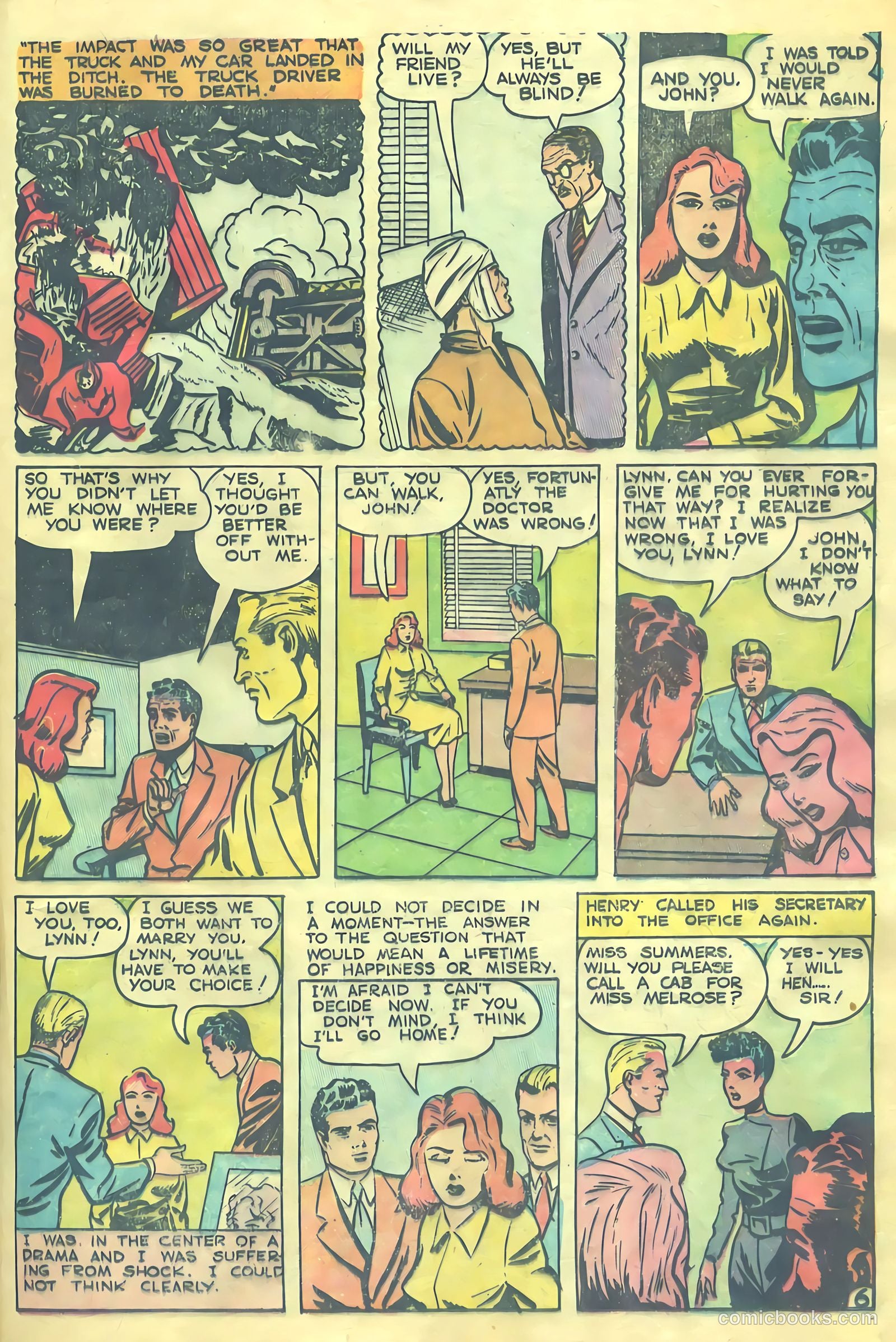 Top Love Stories #19 (1954) — page 22 of 42