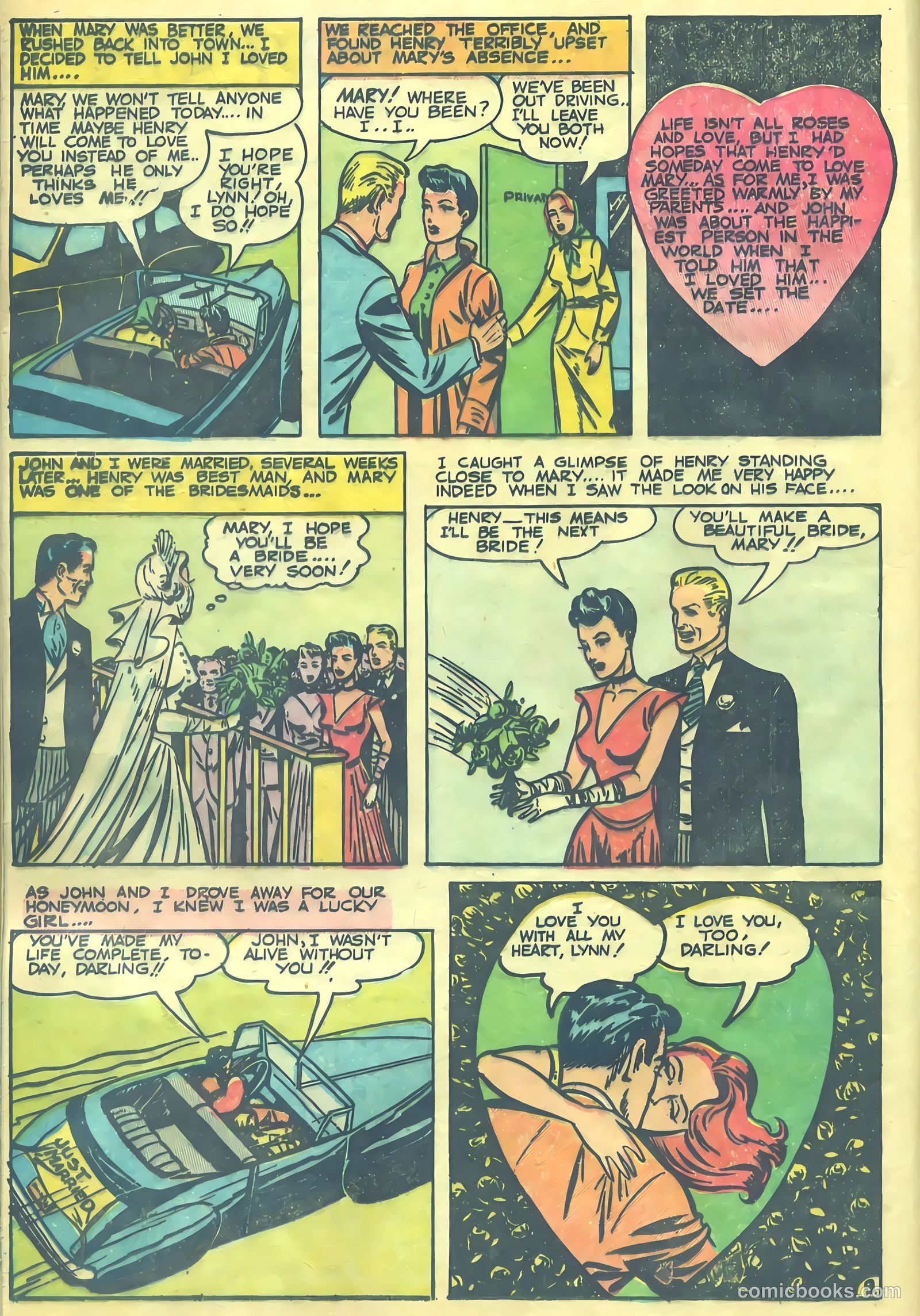 Top Love Stories #19 (1954) — page 25 of 42