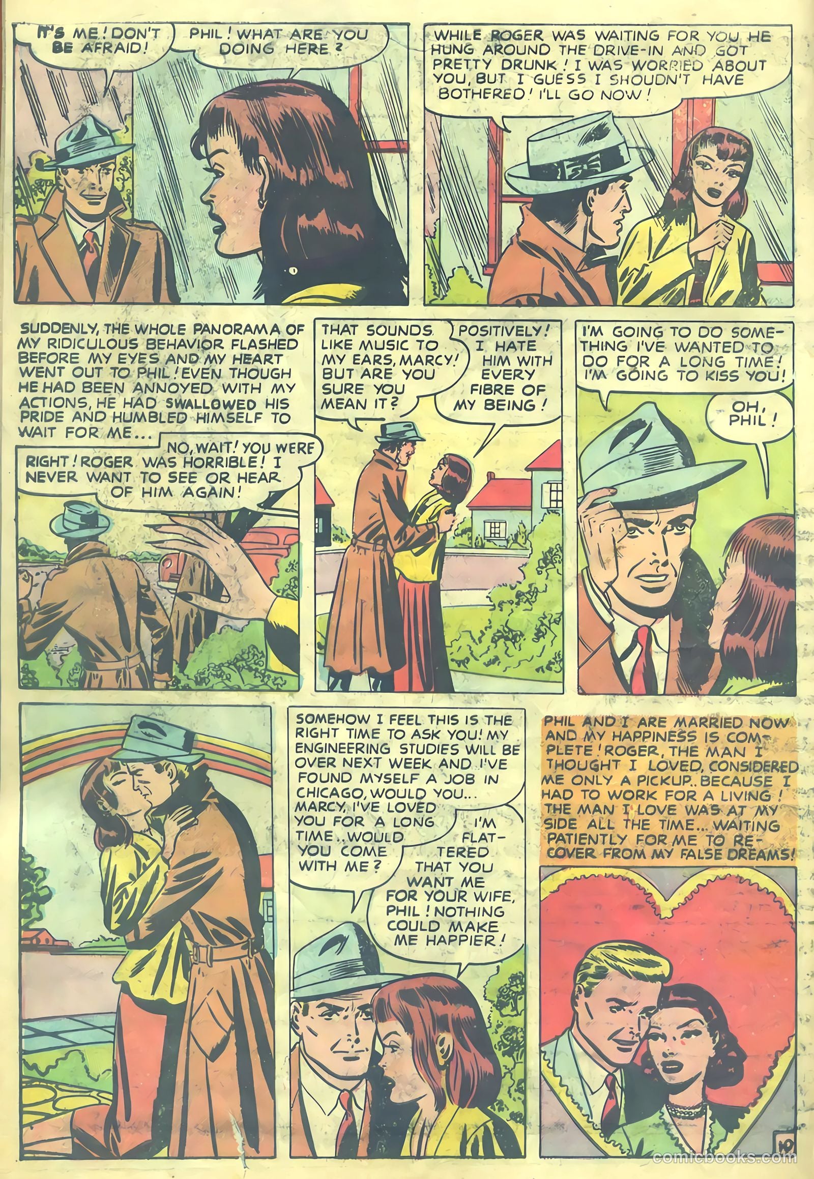 Top Love Stories #19 (1954) — page 39 of 42