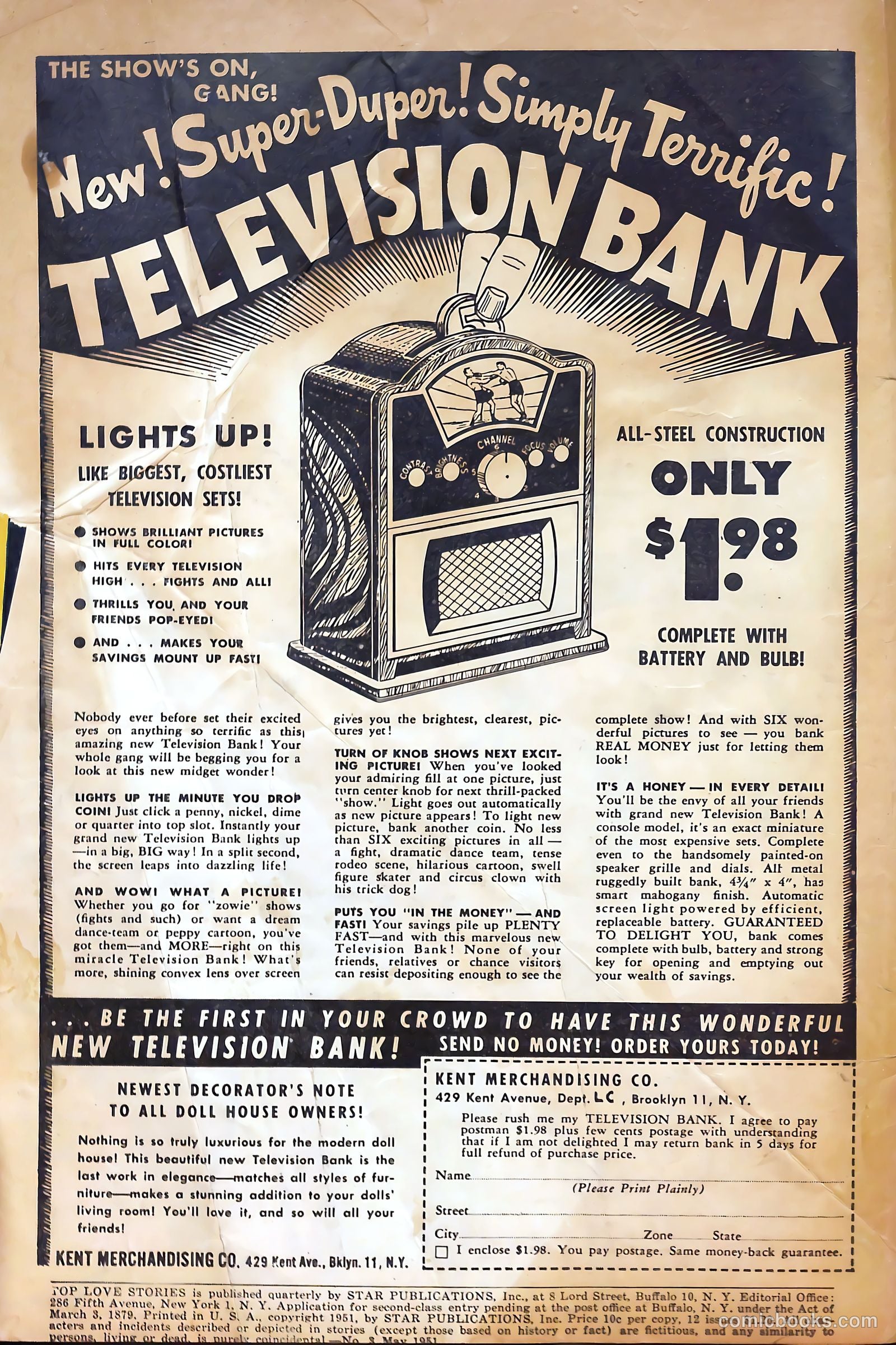 Top Love Stories #3 (1951) — page 2 of 36
