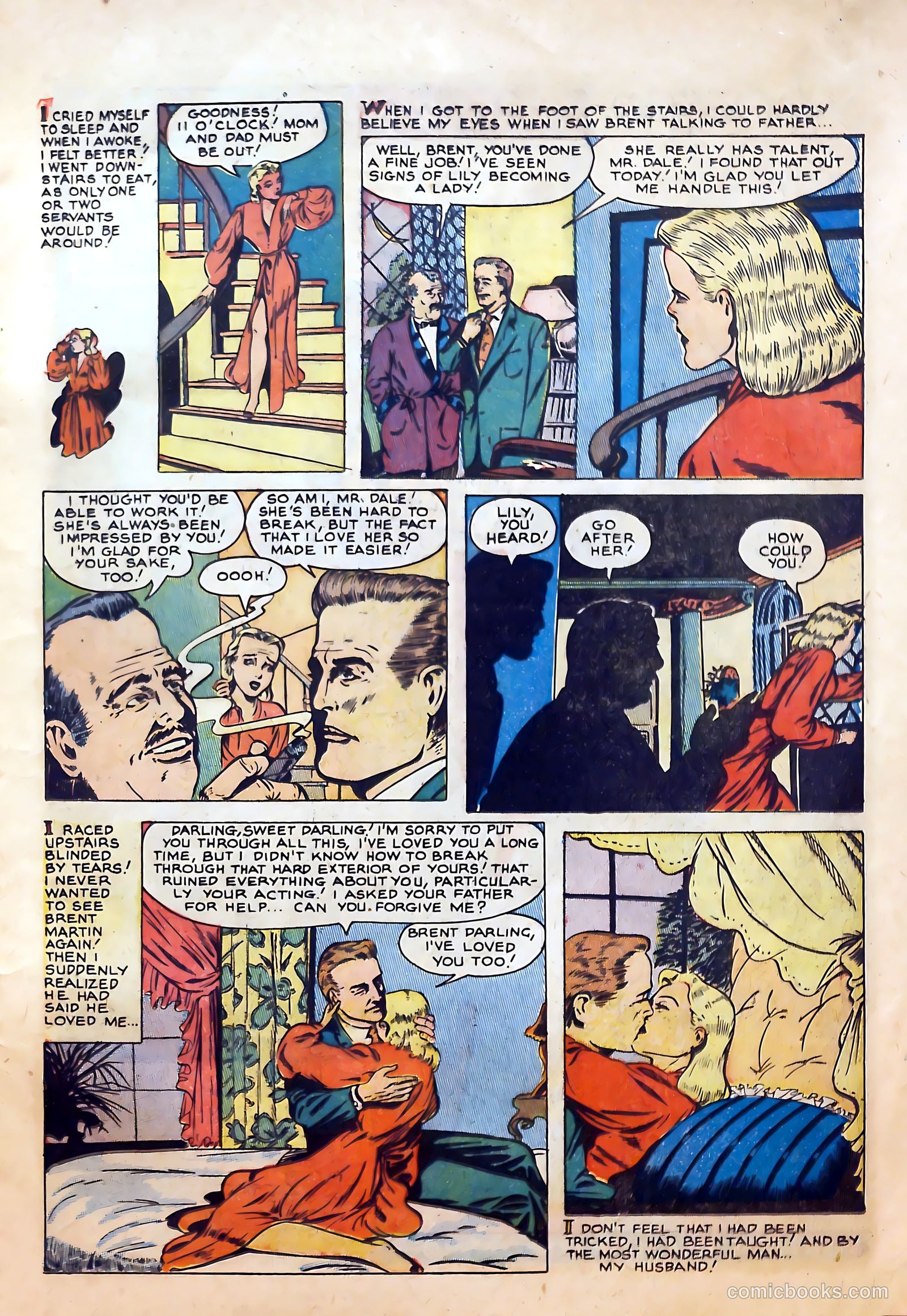 Top Love Stories #3 (1951) — page 9 of 36