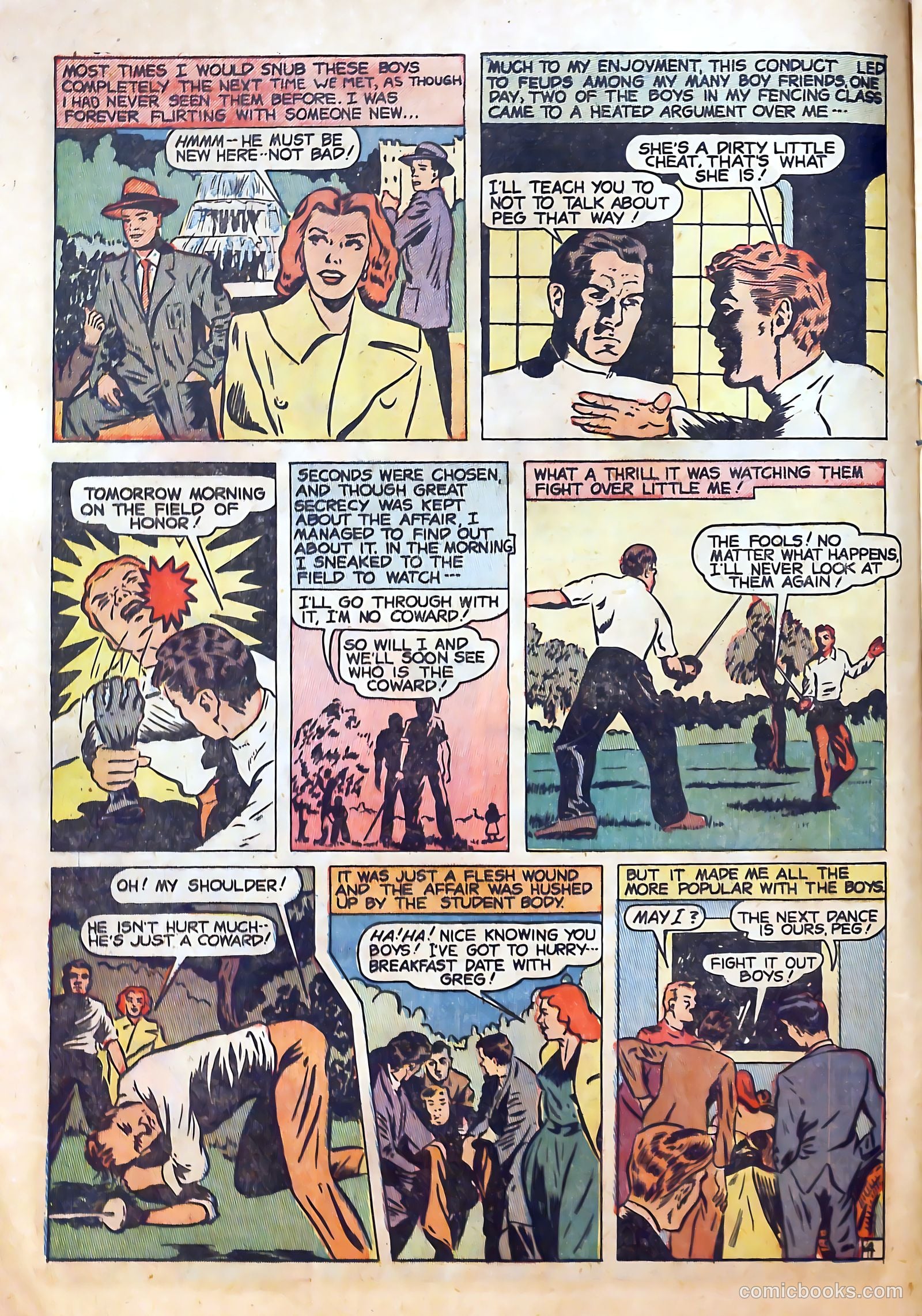 Top Love Stories #3 (1951) — page 14 of 36