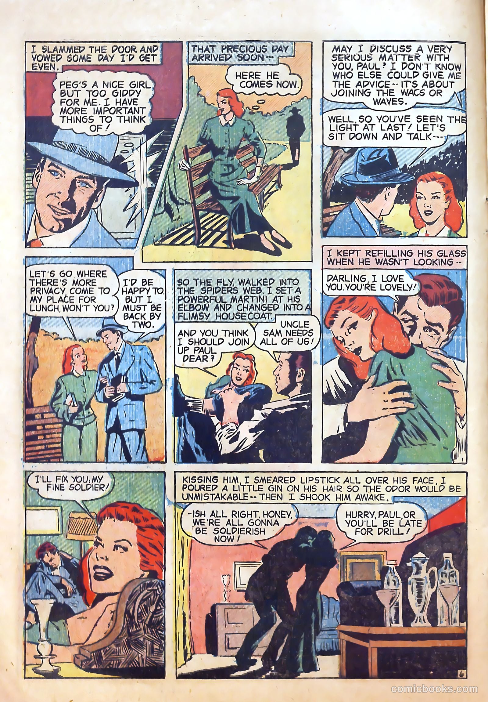 Top Love Stories #3 (1951) — page 16 of 36