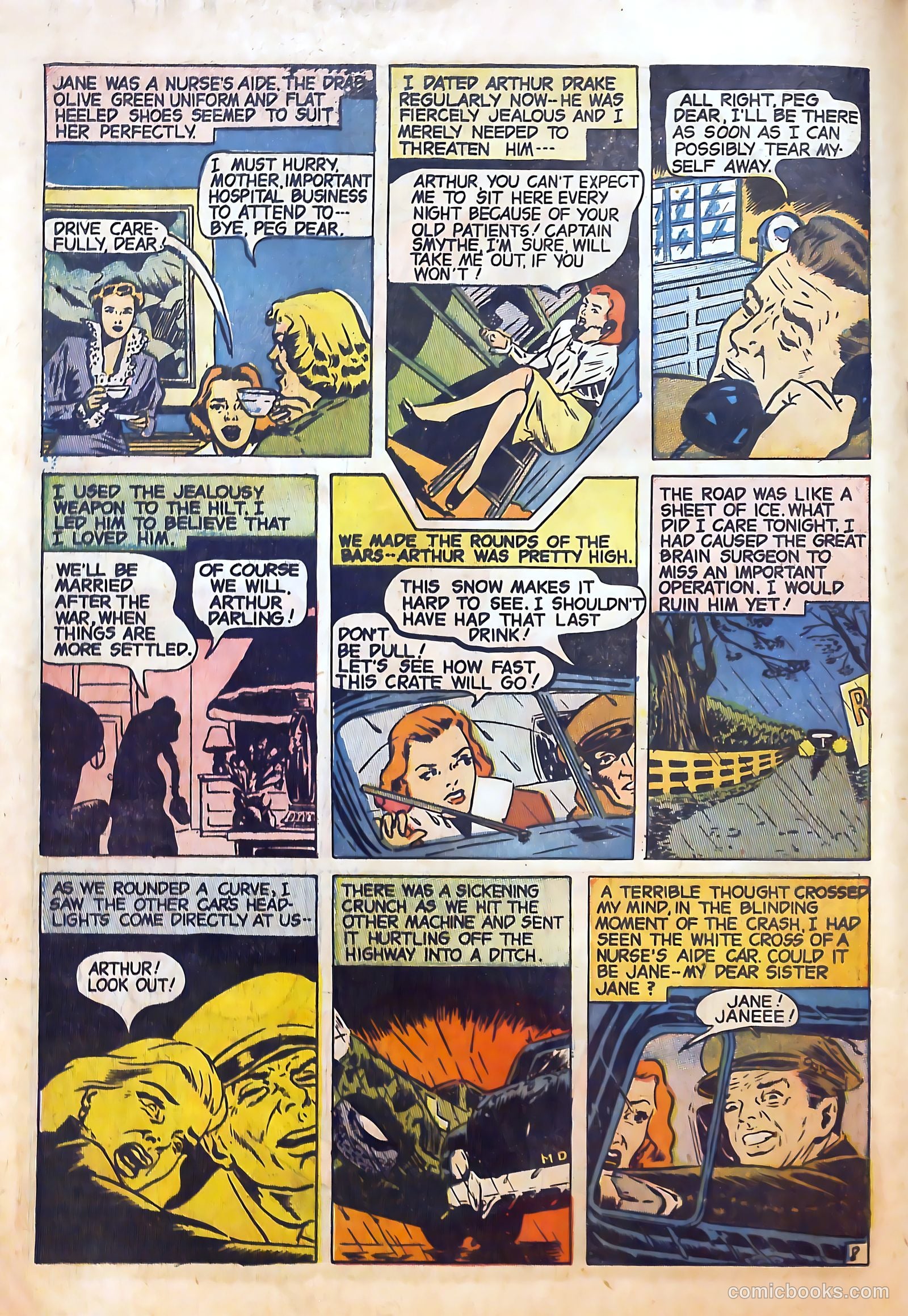 Top Love Stories #3 (1951) — page 18 of 36