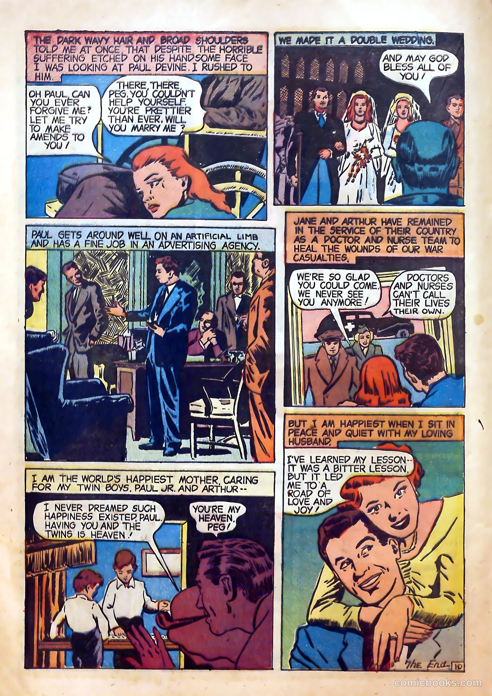 Top Love Stories #3 (1951) — page 20 of 36