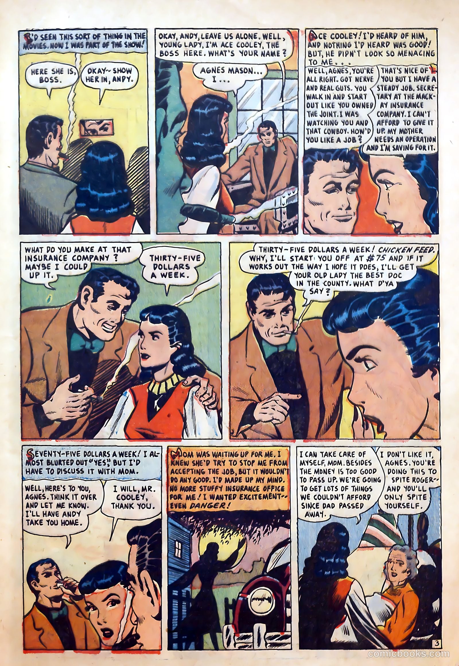 Top Love Stories #3 (1951) — page 25 of 36