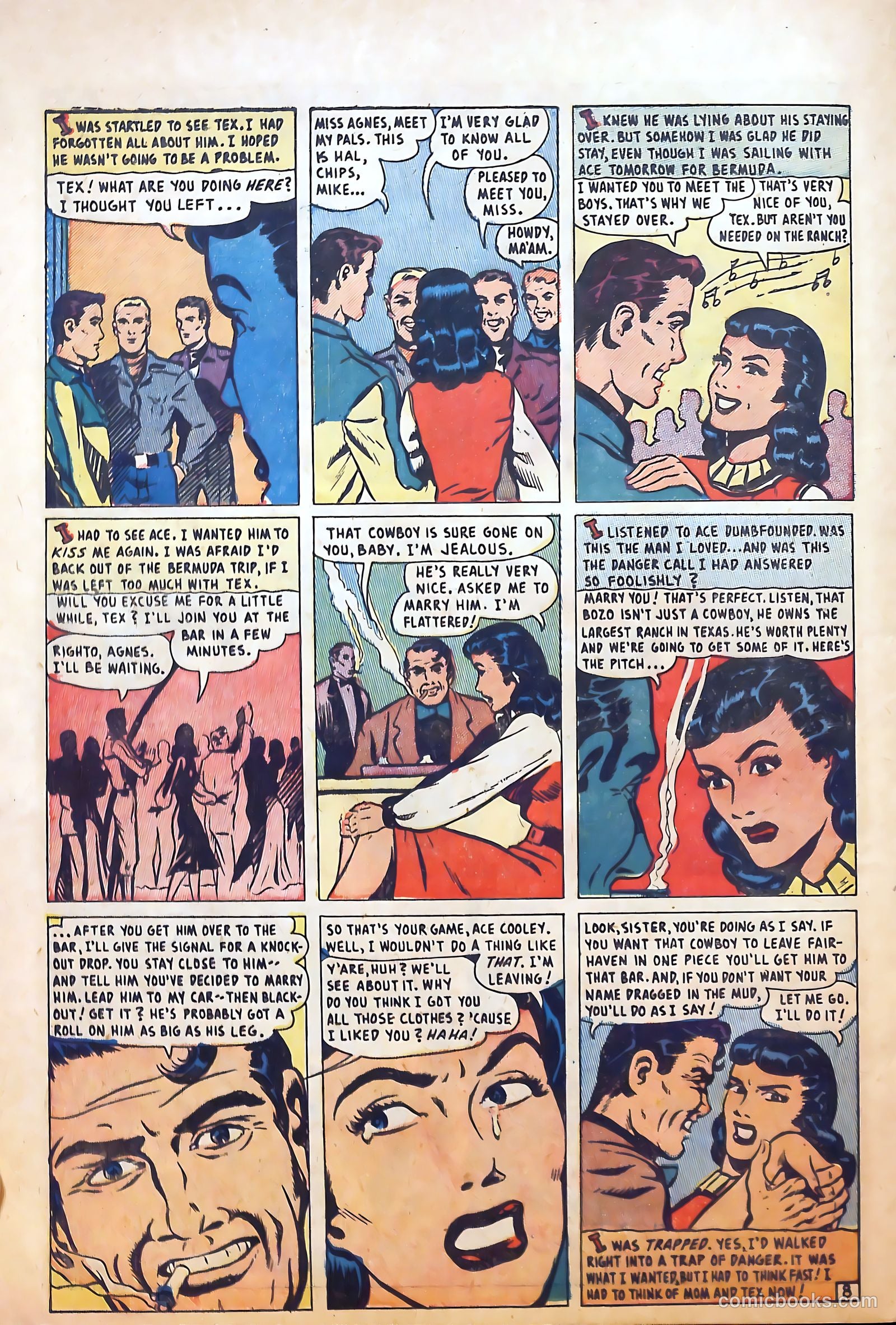 Top Love Stories #3 (1951) — page 30 of 36