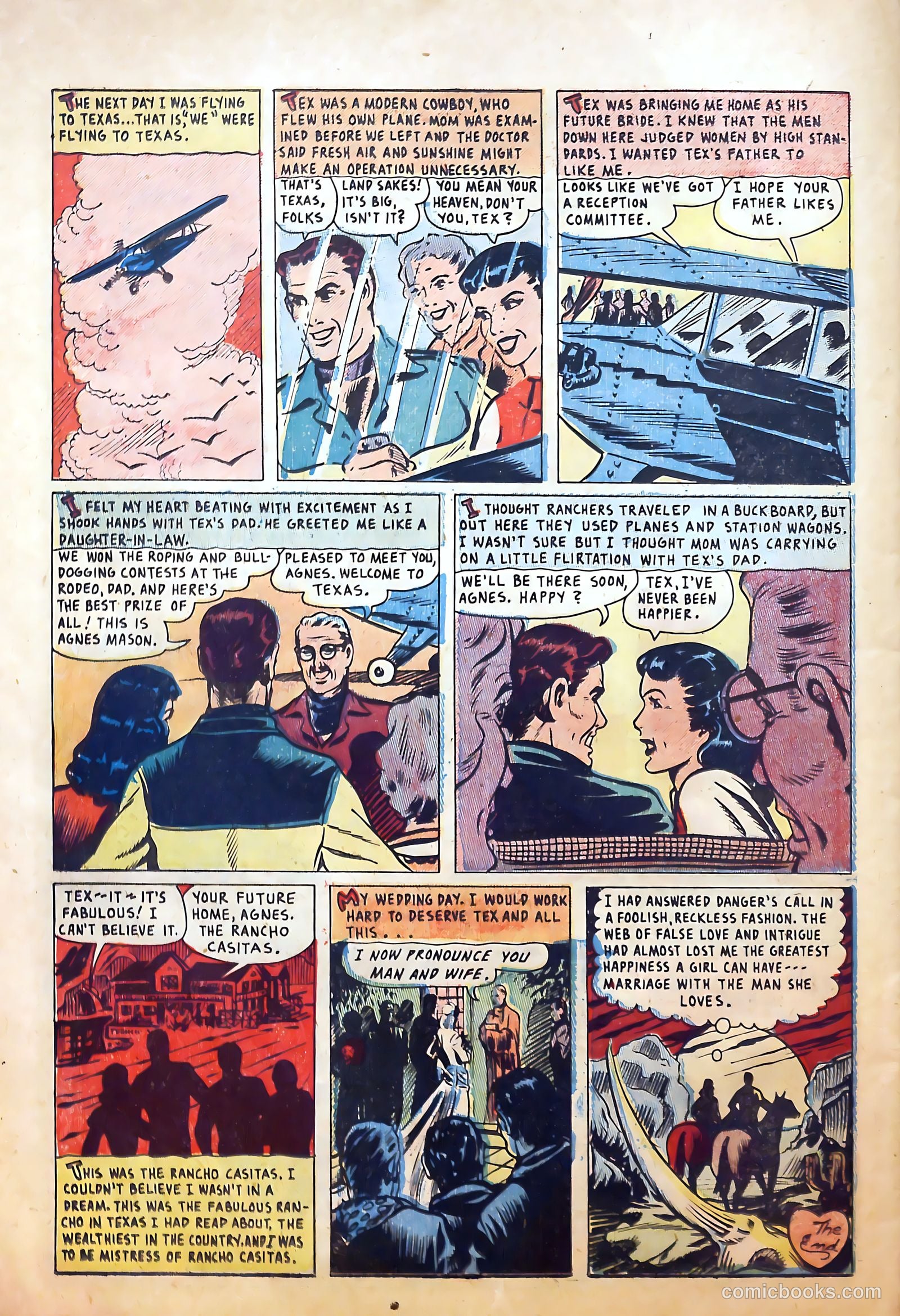 Top Love Stories #3 (1951) — page 32 of 36