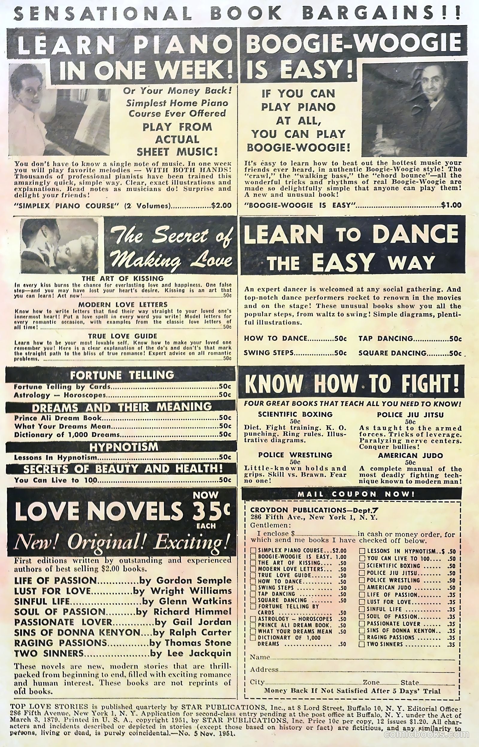 Top Love Stories #5 (1951) — page 2 of 36