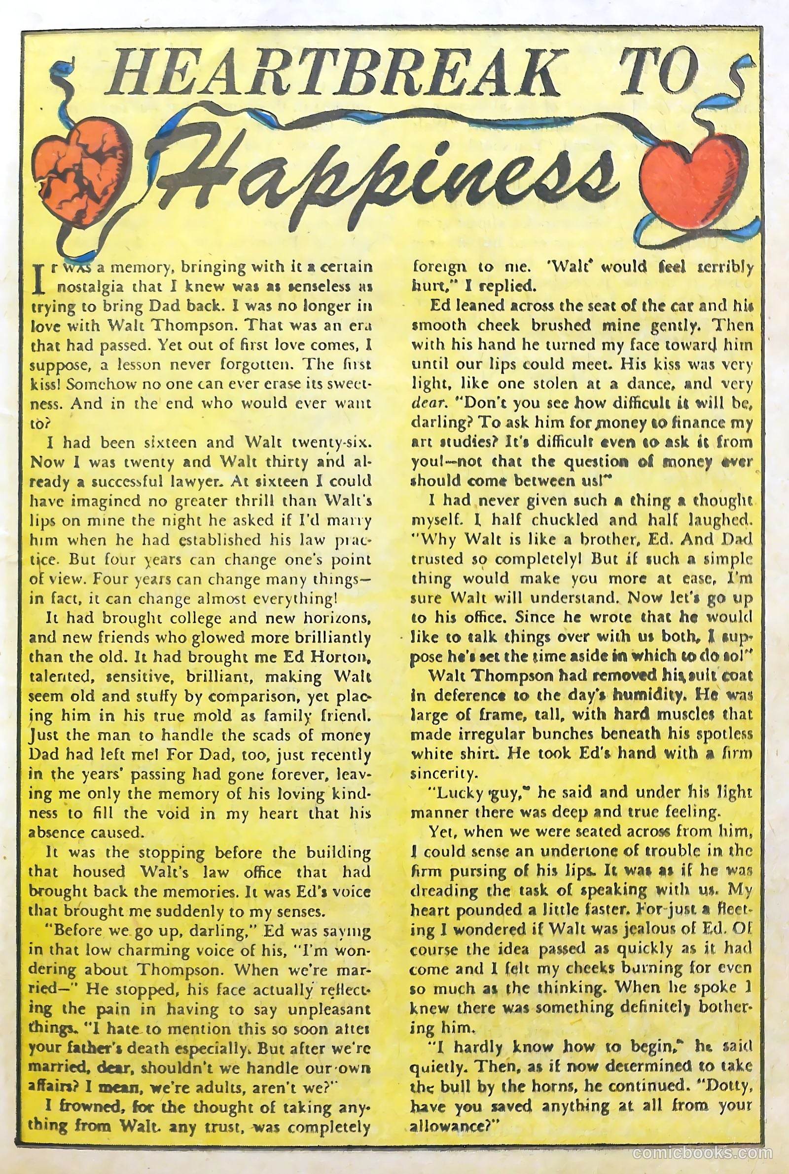 Top Love Stories #5 (1951) — page 9 of 36