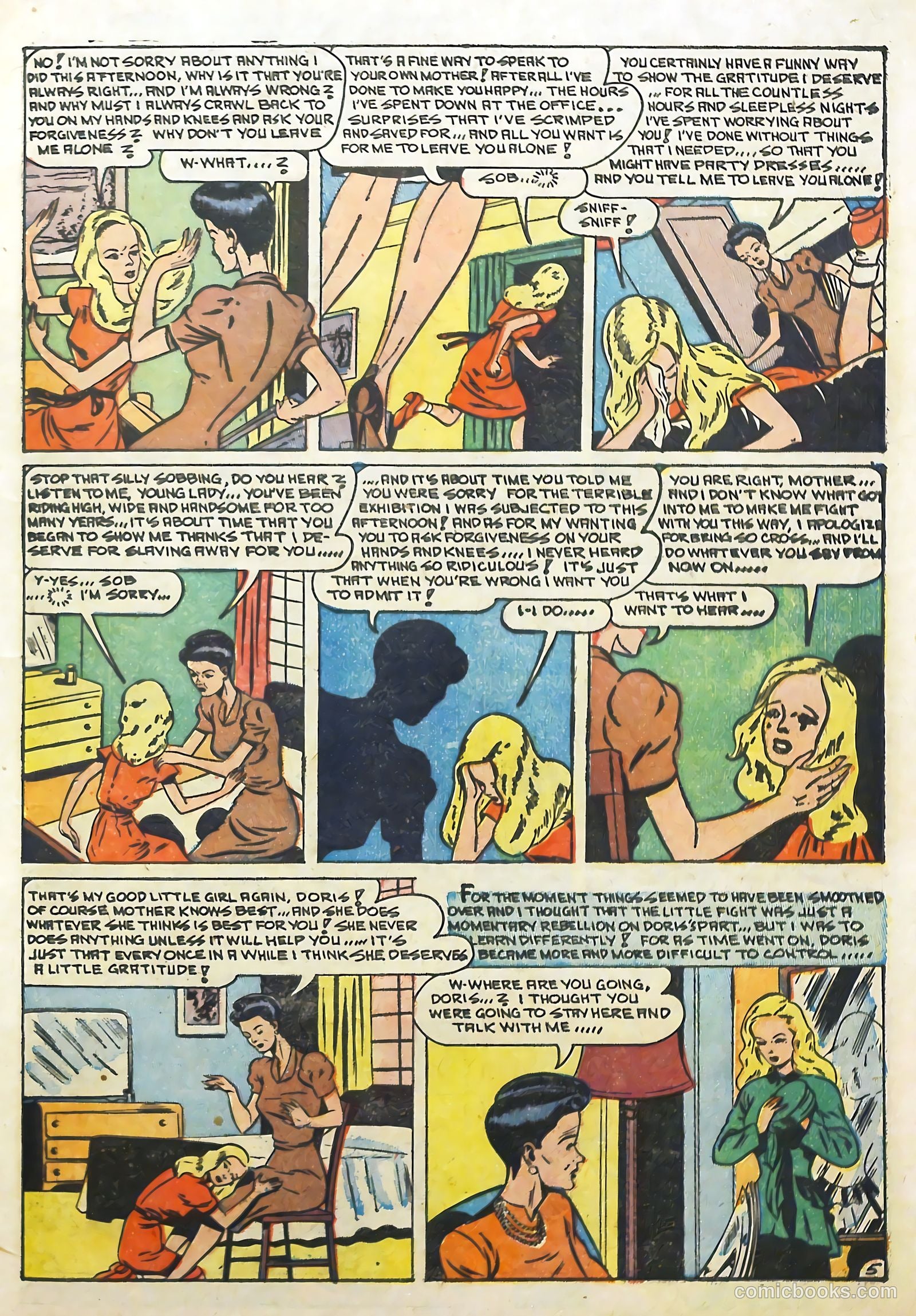 Top Love Stories #5 (1951) — page 15 of 36